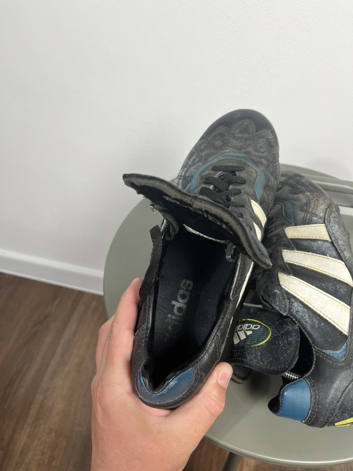 Adidas × Vintage Adidas Predator Touch 1996 Soccer Cleats Black White US 8.5 Size US 8.5 / EU 41-42 - 10 Thumbnail