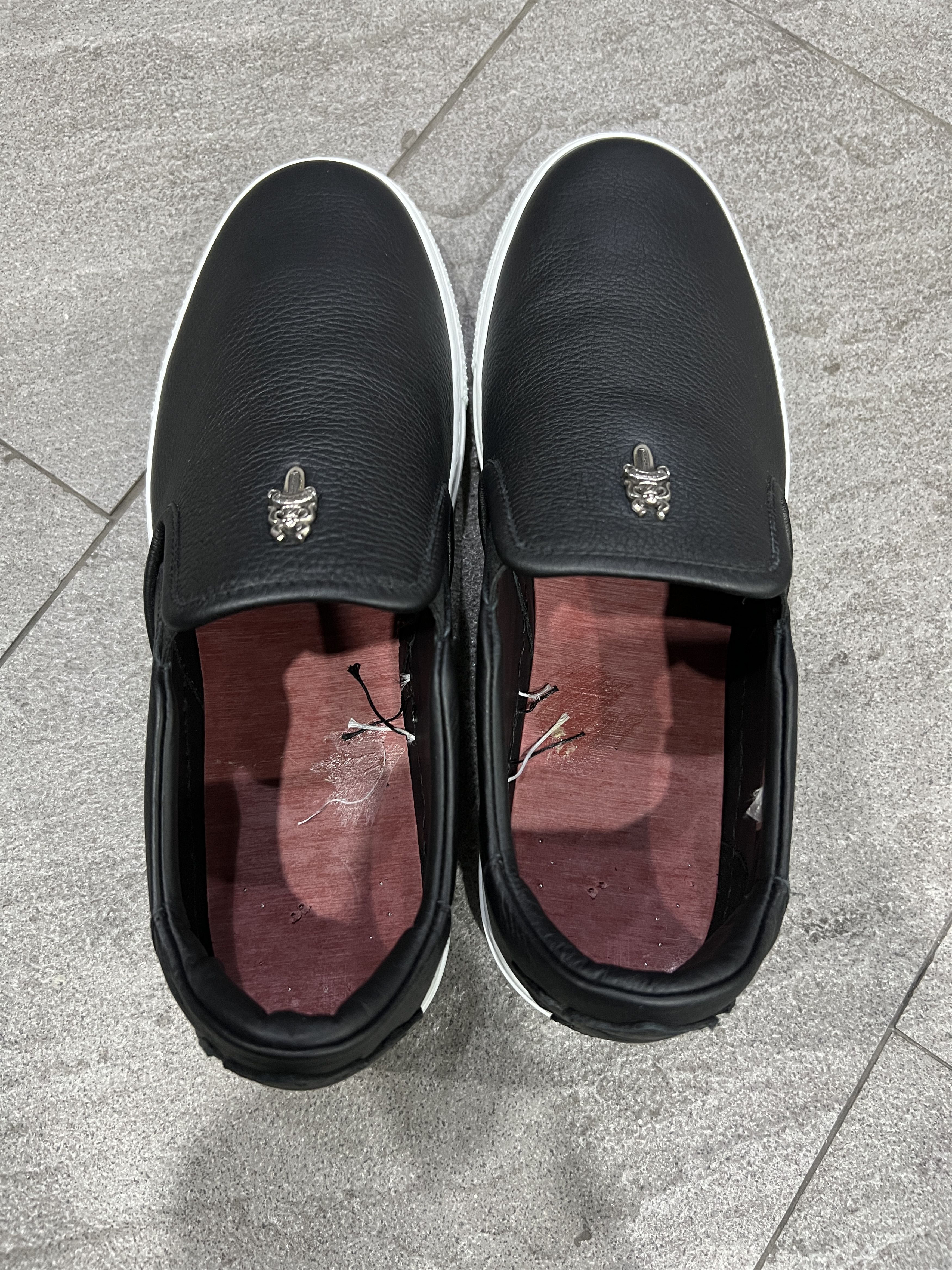Chrome Hearts Chrome Hearts Dagger Slip On Sneakers Black 41 Size US 8 / EU 41 - 19 Thumbnail