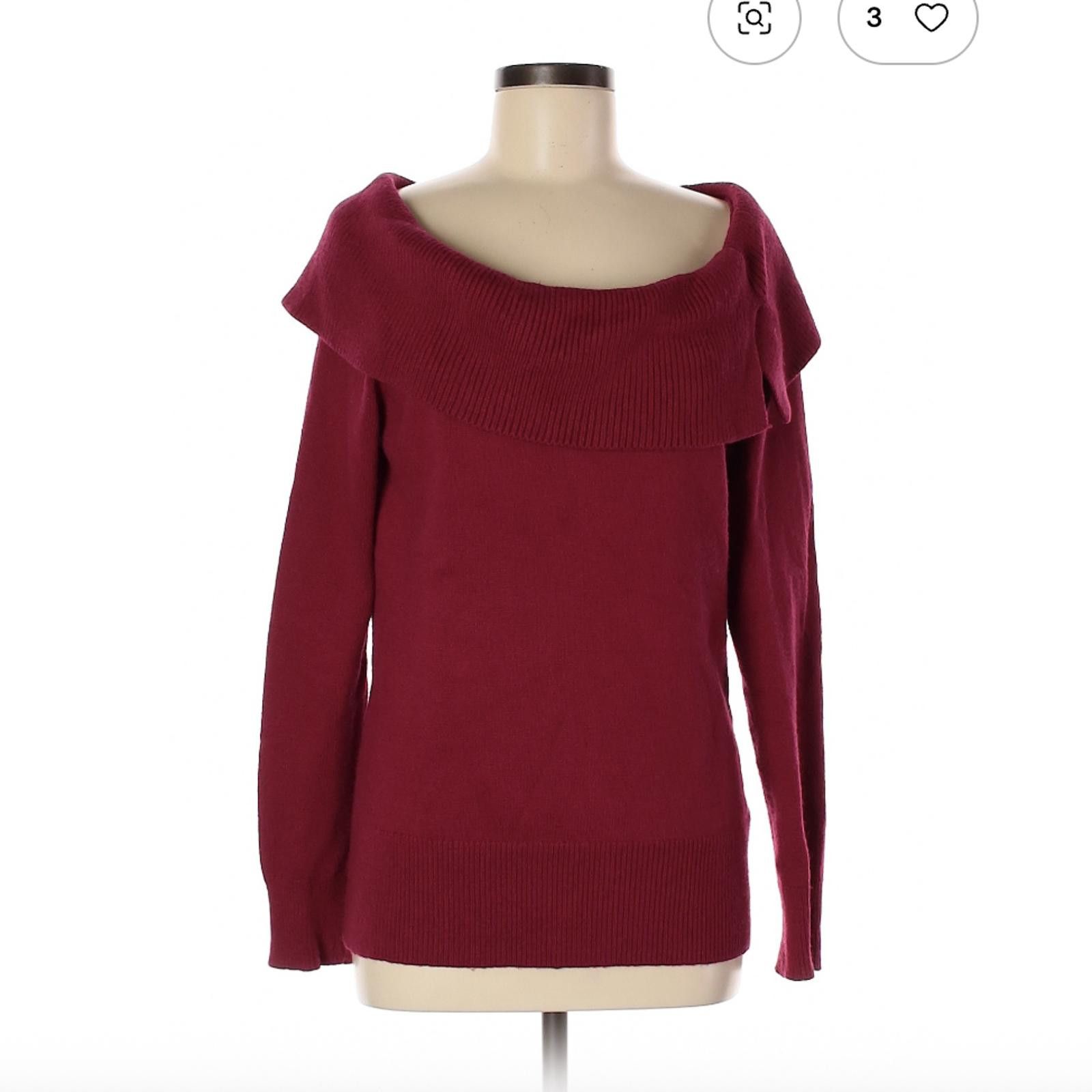 Other White House Black Market Red Pullover Sweater Size M Size M / US 6-8 / IT 42-44 - 1 Thumbnail