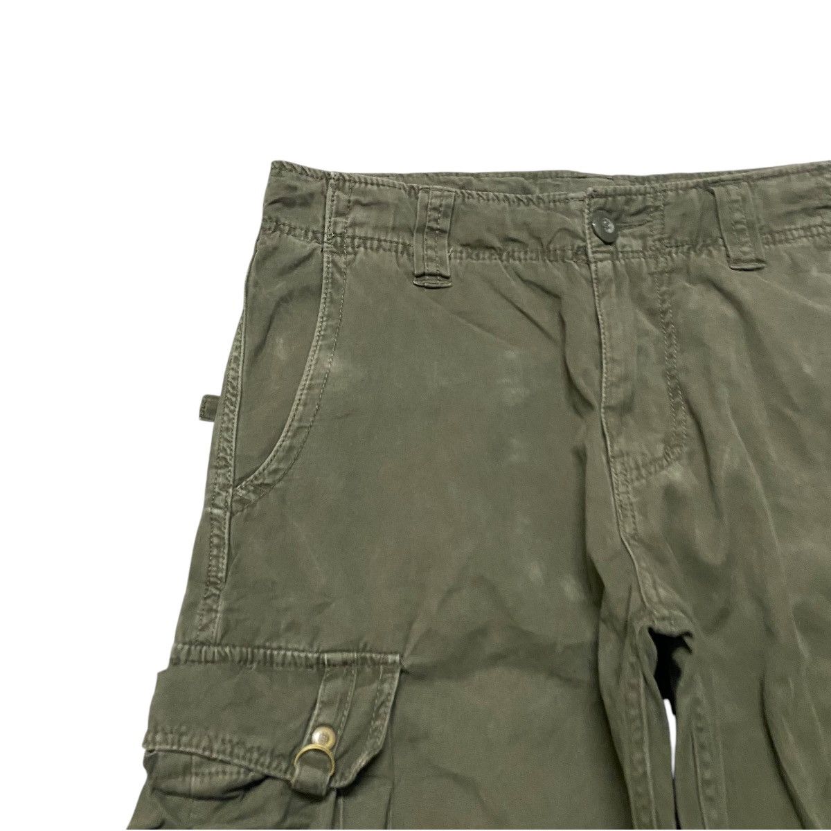 Japanese Brand DOUBLE EDGE Military Riders Cargo Pants Size US 30 / EU 46 - 4 Thumbnail