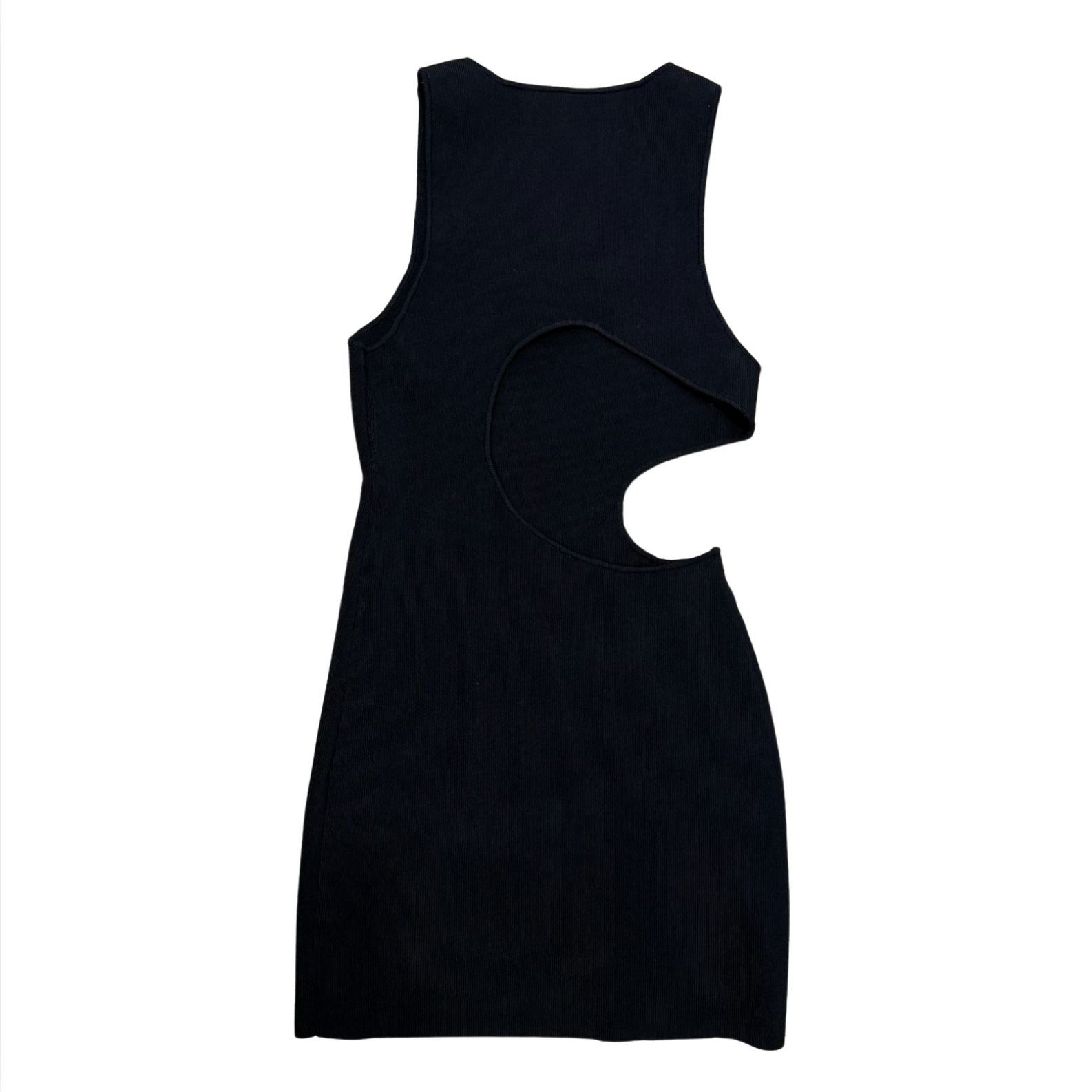 Christopher Esber CHRISTOPHER ESBER Black Cut Out Stretch Mini Dress EUC $995 Size XS / US 0-2 / IT 36-38 - 3 Thumbnail