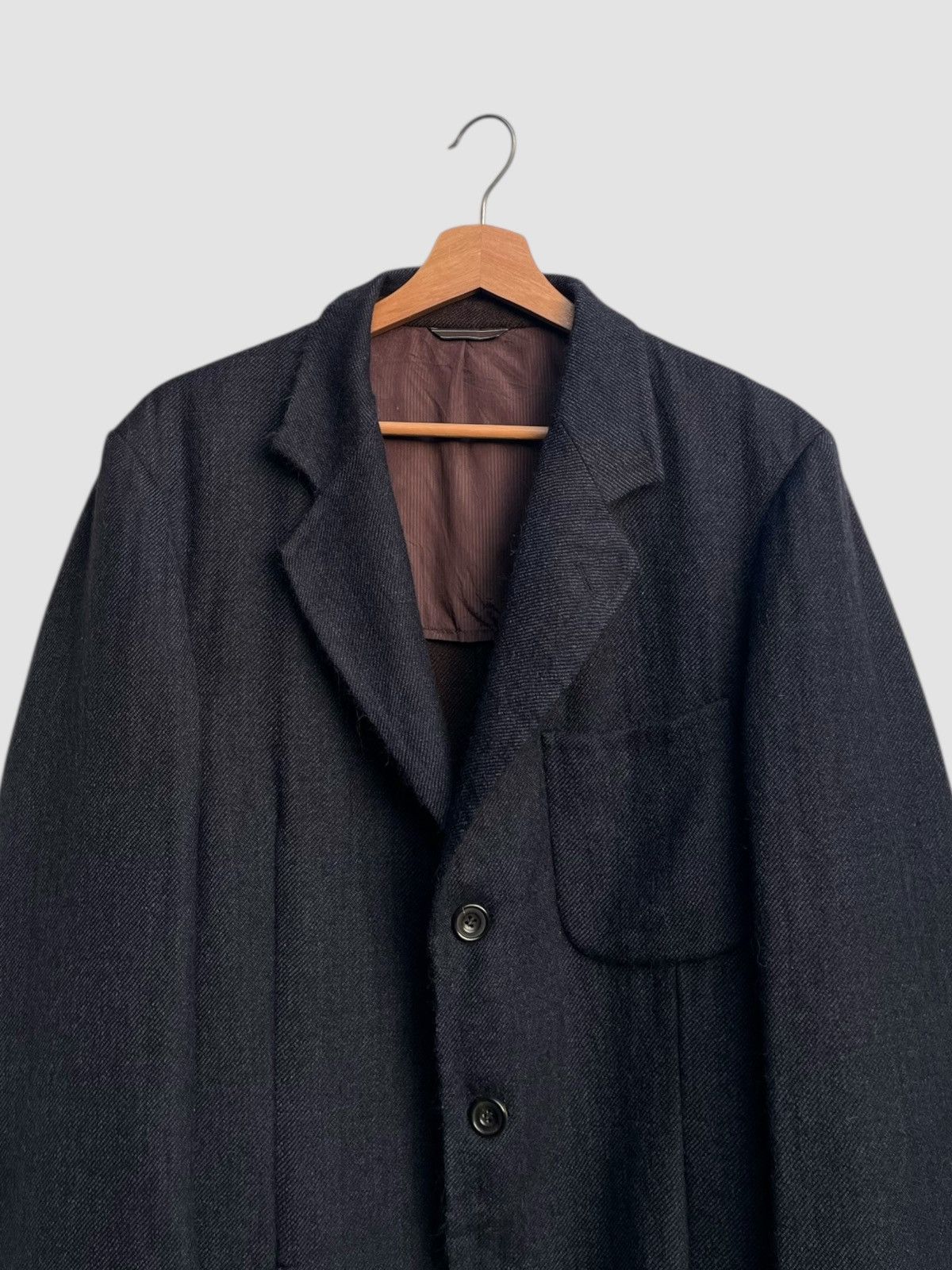 Ermenegildo Zegna Ermenegildo Zegna Soft Navy Tailored Jacket Size US L / EU 52-54 / 3 - 6 Thumbnail