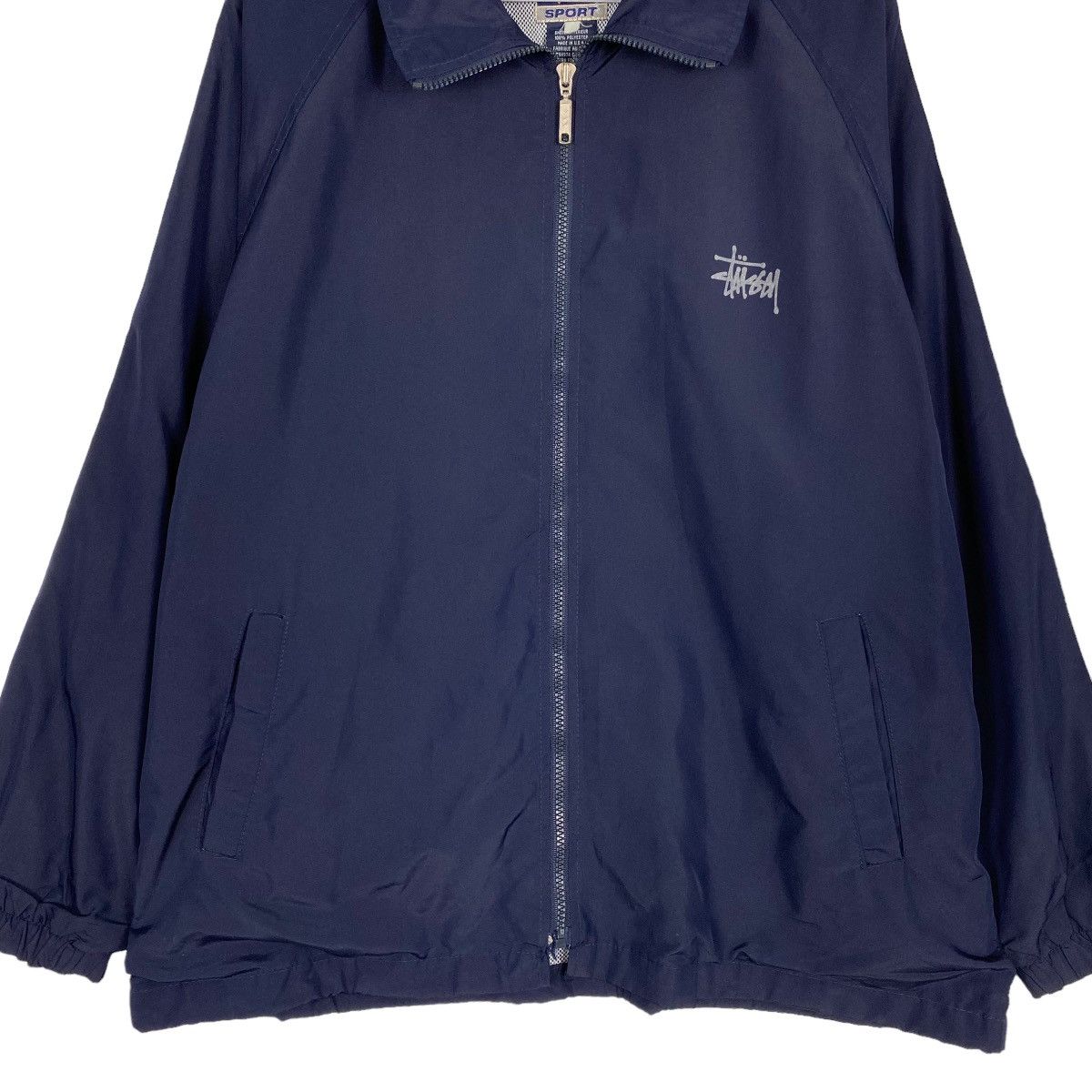 Stussy × Vintage Stussy Sport vintage 90s light jacket Size US L / EU 52-54 / 3 - 8 Thumbnail