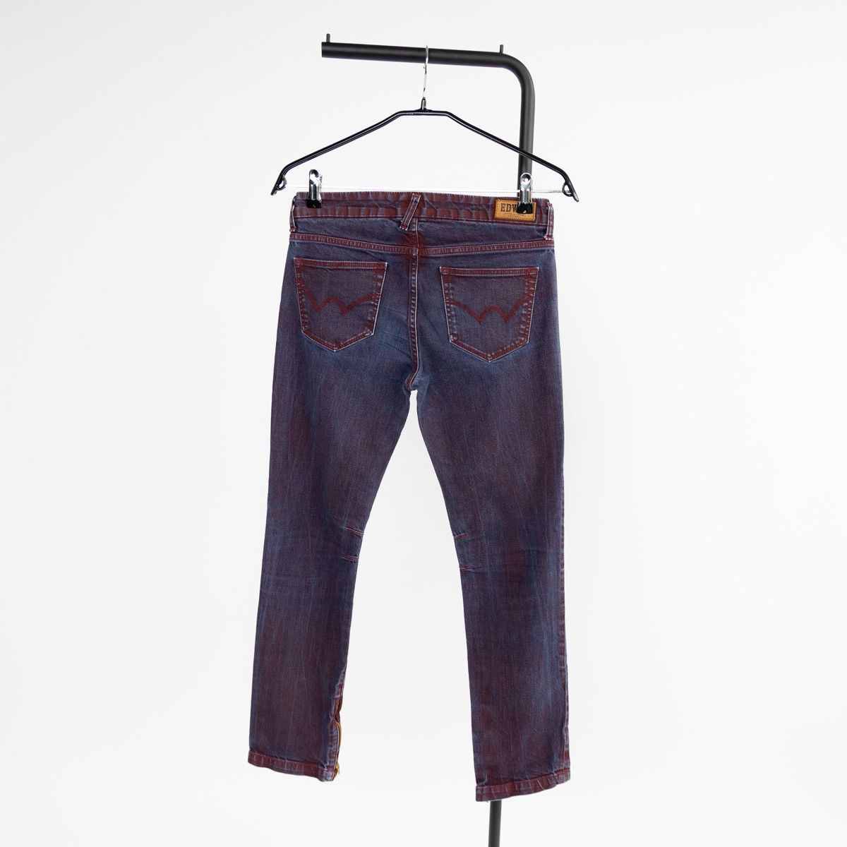 Edwin Edwin Women Vintage Jeans Rare Red Wash Japan Denim Slim Fit Size 27" / US 4 / IT 40 - 2 Thumbnail