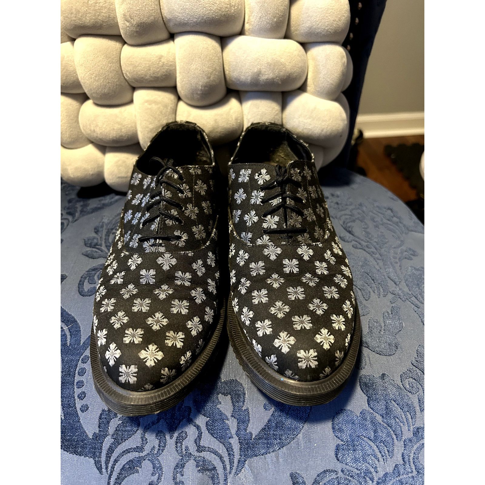 Dr. Martens Dr Martens Briar Black & White Brocade Oxfords size 7/EU 38 Size US 7 / IT 37 - 3 Thumbnail
