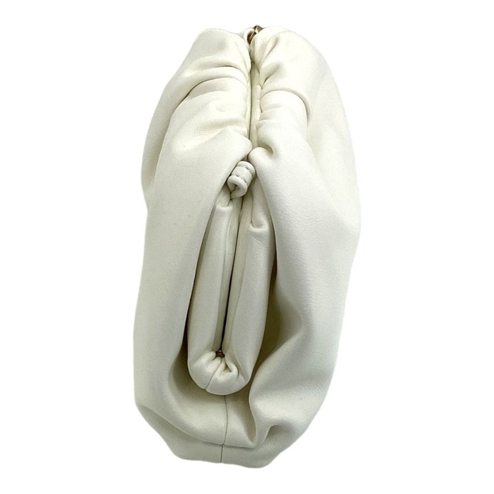 Other Understated Leather Ivory Crescent Clutch NWT $100 MSRP Size ONE SIZE - 7 Thumbnail