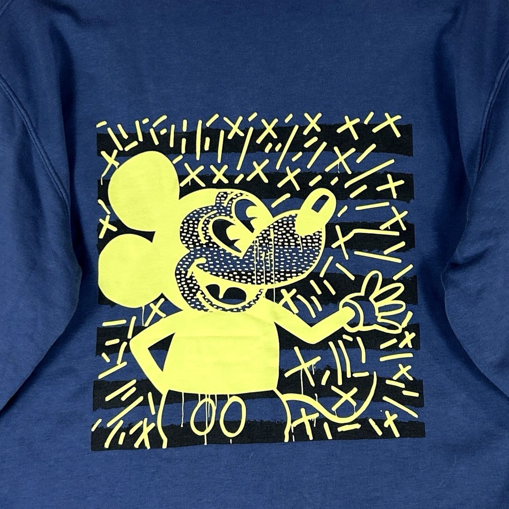 Disney Disney Uniqlo Sweatshirt Mens M Blue Mickey Mouse Pullover Sweater Pullover Size US M / EU 48-50 / 2 - 7 Thumbnail