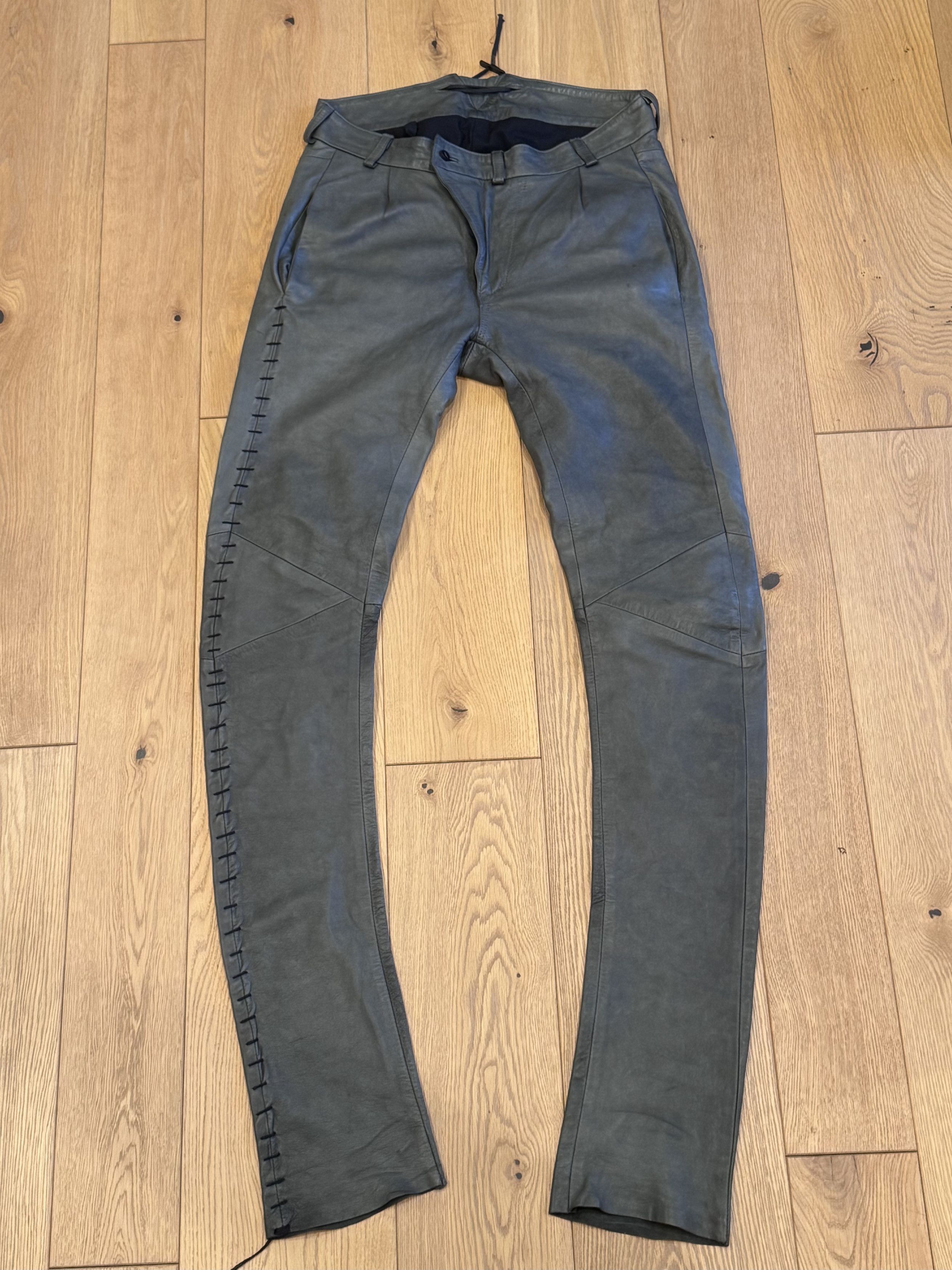 EXTREMELY RARE Boris Bidjan Saberi FW09 Leather pants