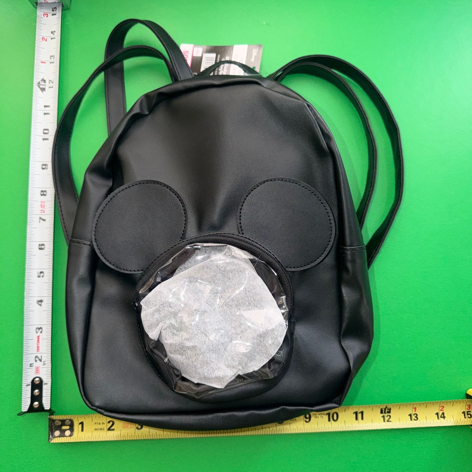 Disney Japan Disney Mickey Mouse Vegan Leather Backpack Purse Black Size ONE SIZE - 3 Thumbnail