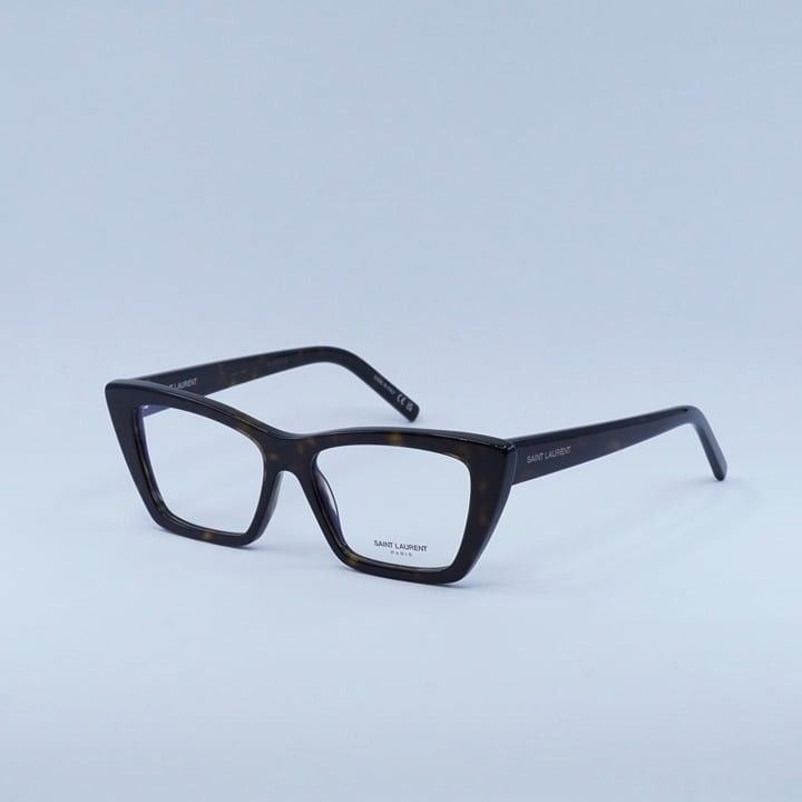 Saint Laurent Paris New Saint Laurent SL276 MICA OPT 004 Eyeglasses - Havana Size ONE SIZE - 1 Thumbnail
