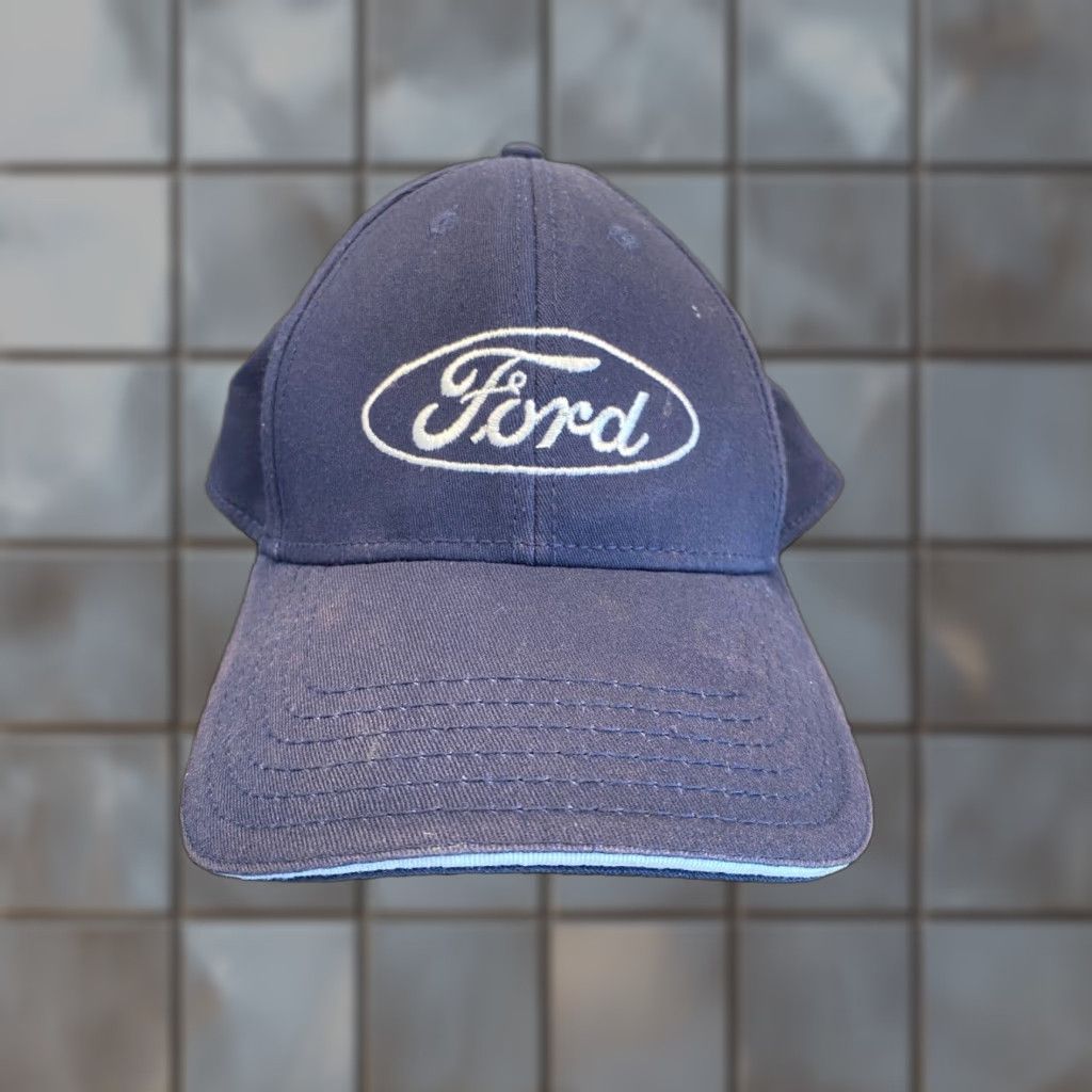 Vintage VINTAGE Ford Baseball Cap Adult Small Medium Cotton Twill Logo Cars Detroit Mens Size ONE SIZE - 1 Thumbnail