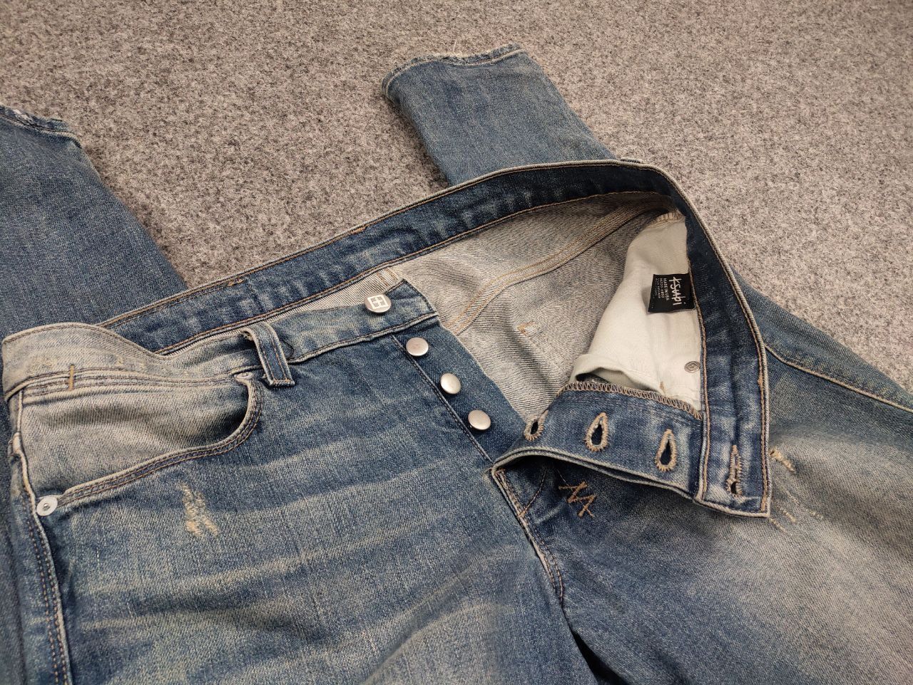 Ksubi Ksubi Design Slim Fit Distressed Denim Jeans Made in USA Size US 31 - 14 Thumbnail