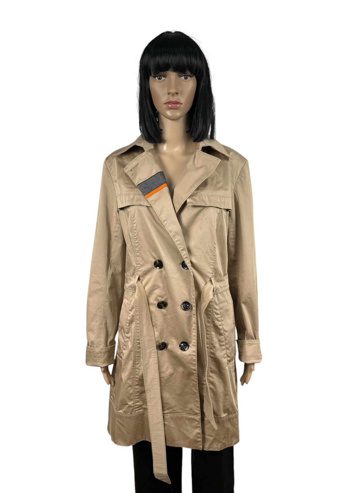 Hugo Boss Boss Orange Trench Coat Belted size US10 IT46 Size L / US 10 / IT 46 - 3 Thumbnail