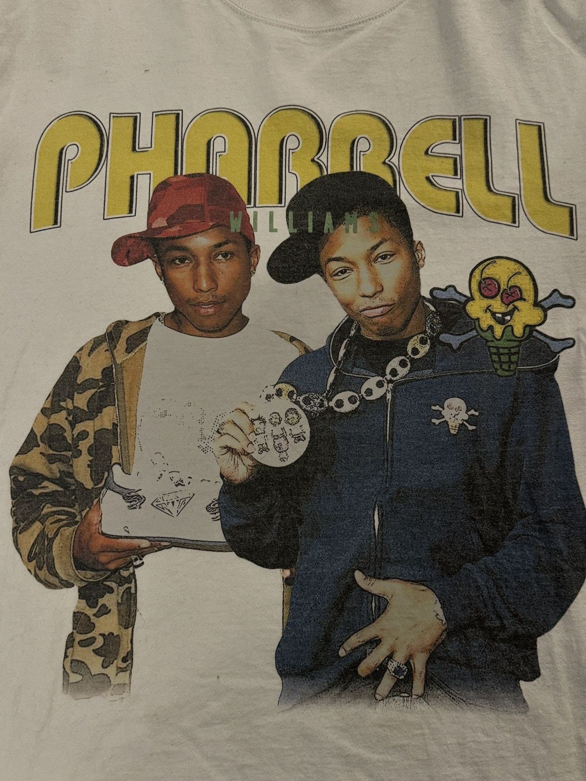 Vintage Vintage Pharrell Williams Rap Tee Size US XL / EU 56 / 4 - 2 Thumbnail
