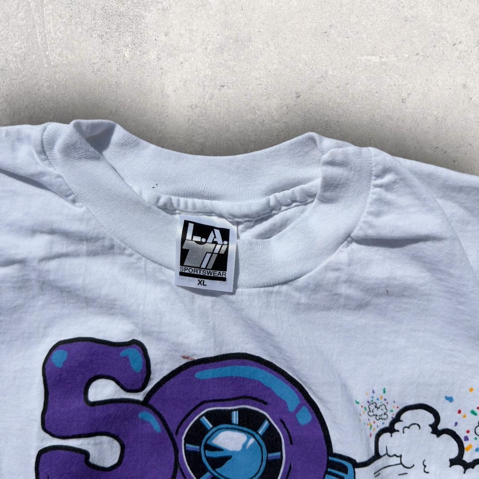 Vintage Vintage 90’s Racing Birthday Shirt Size US XL / EU 56 / 4 - 4 Thumbnail