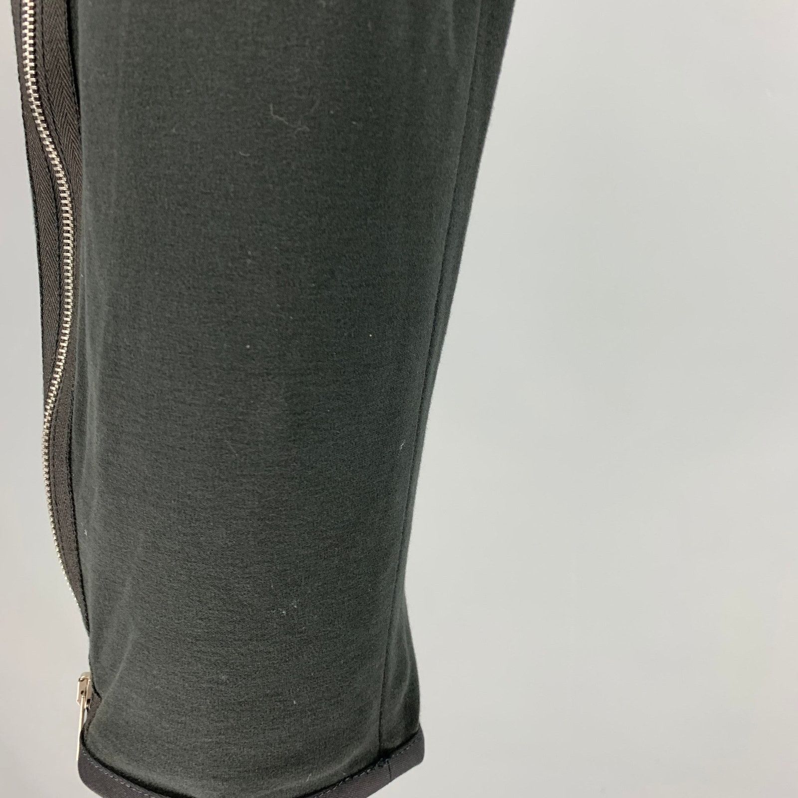 Alexander McQueen ALEXANDER MCQUEEN Black Cotton Cashmere Zip Fly Dress Pants Size US 32 / EU 48 - 5 Thumbnail
