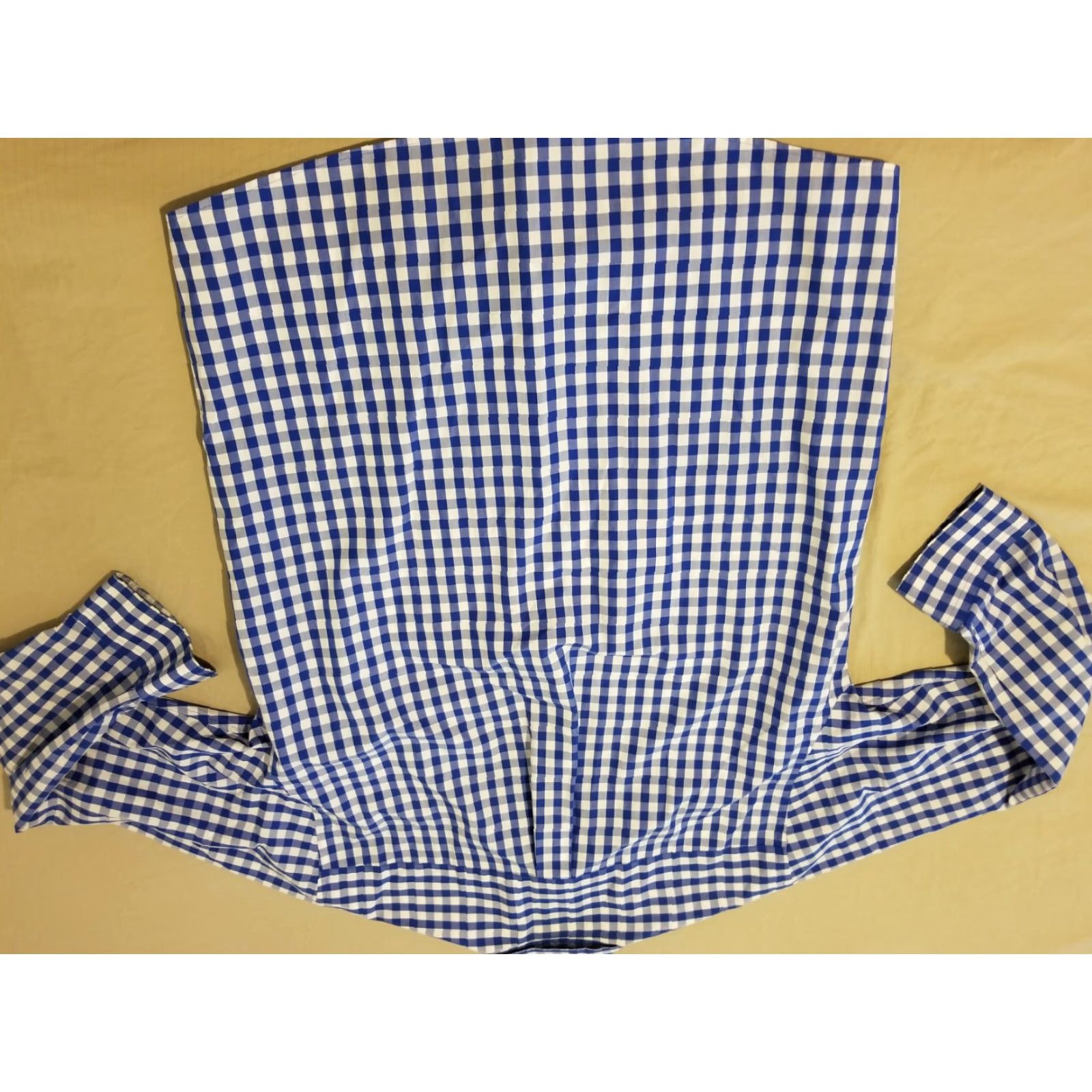 Jos. A. Bank Jos. A. Bank Dress Shirt L Large Blue Button Cotton Mens Size 42R - 5 Thumbnail