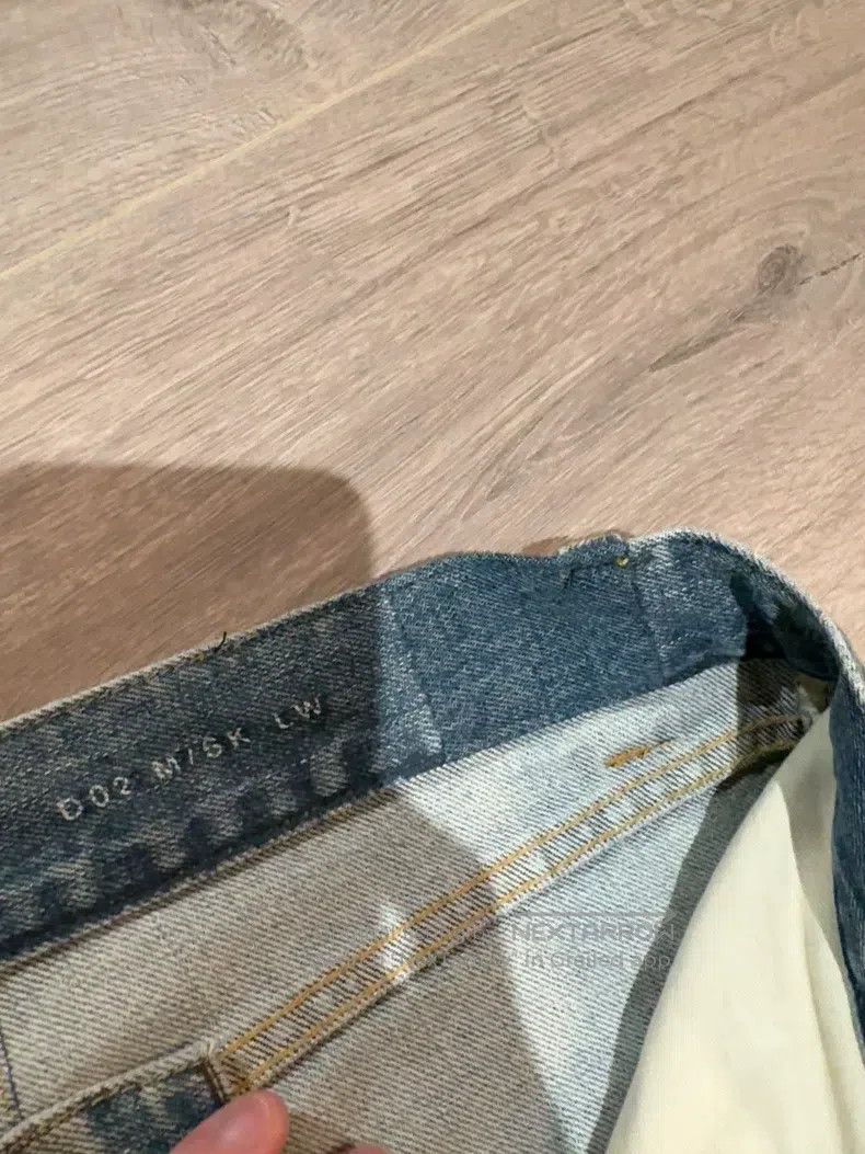 Saint Laurent Paris Saint Laurent Paris Cat scratch distressed water-washed bl Size US 29 - 6 Thumbnail