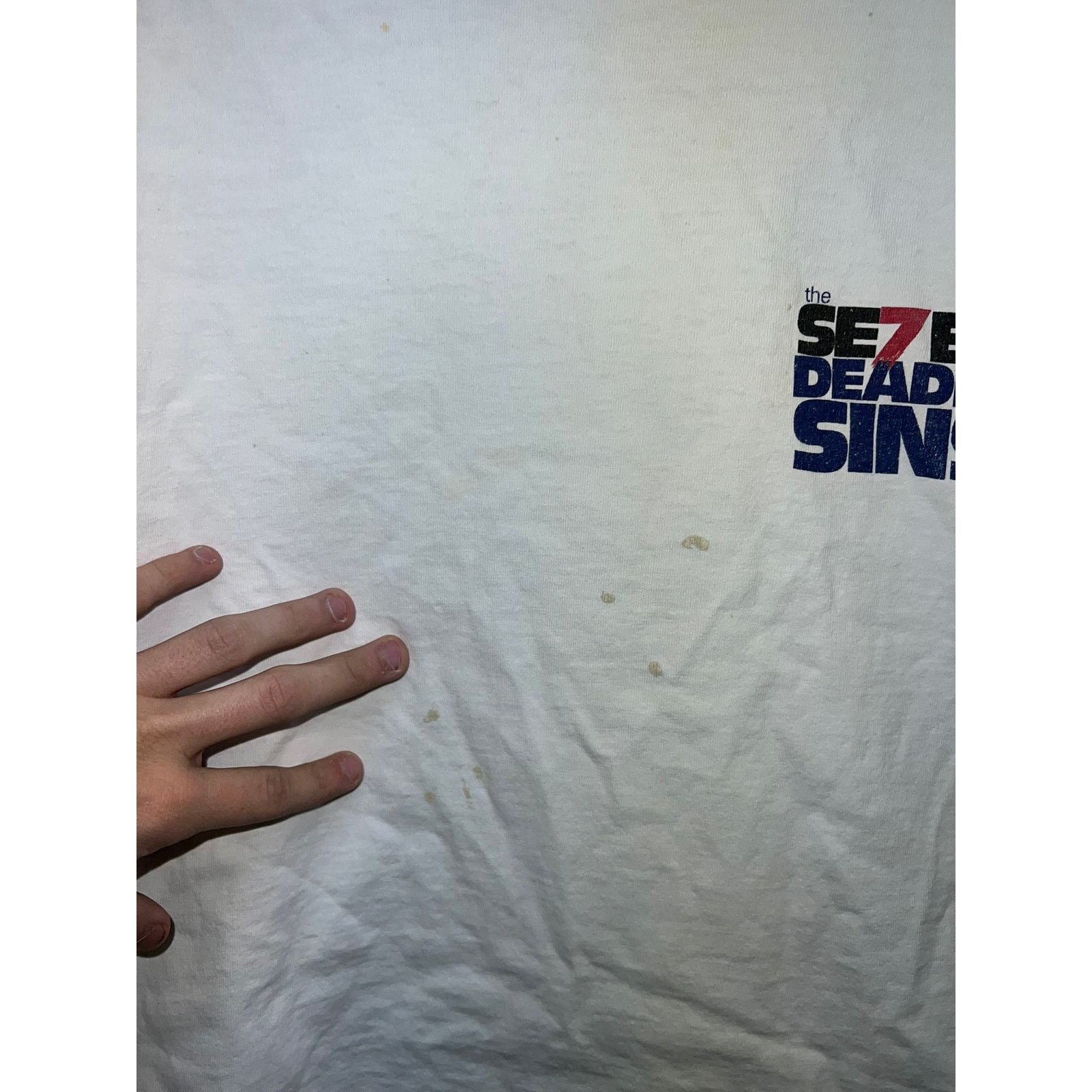 Vintage The Seven Deadly Sins Shirt Jesus The Lord Will Bible Shirt Size US S / EU 44-46 / 1 - 4 Thumbnail