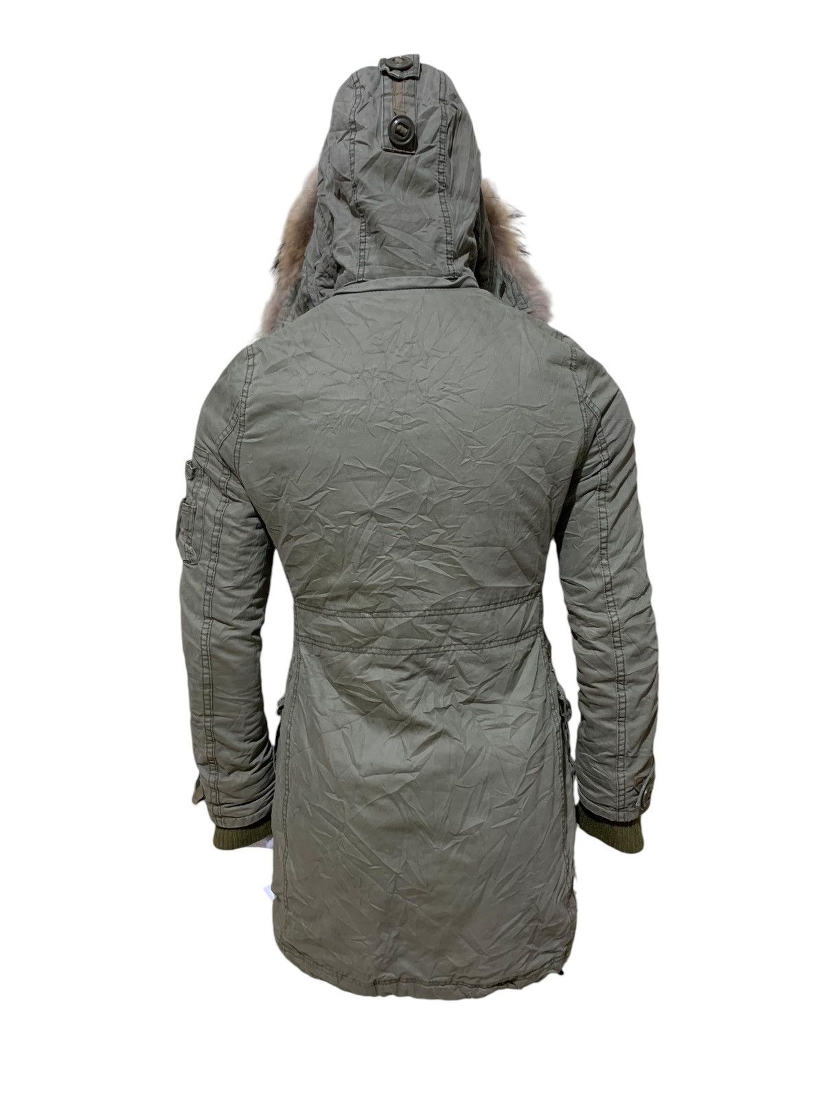 If Six Was Nine OG Moussy raccoon fur cargo military jacket GOA style Size US M / EU 48-50 / 2 - 10 Thumbnail