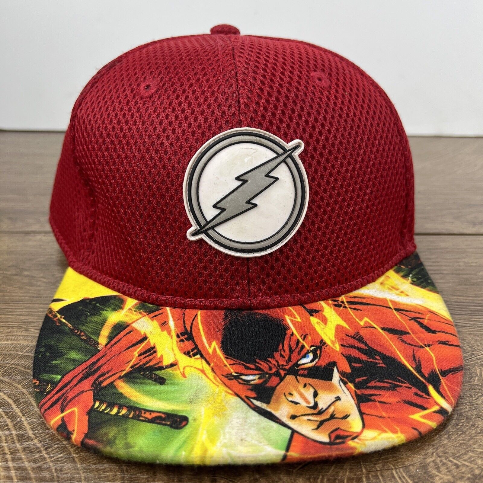 Other The Flash Hat Flash Hat Red Hat Adjustable Adult Size Hat Re Size ONE SIZE - 4 Thumbnail