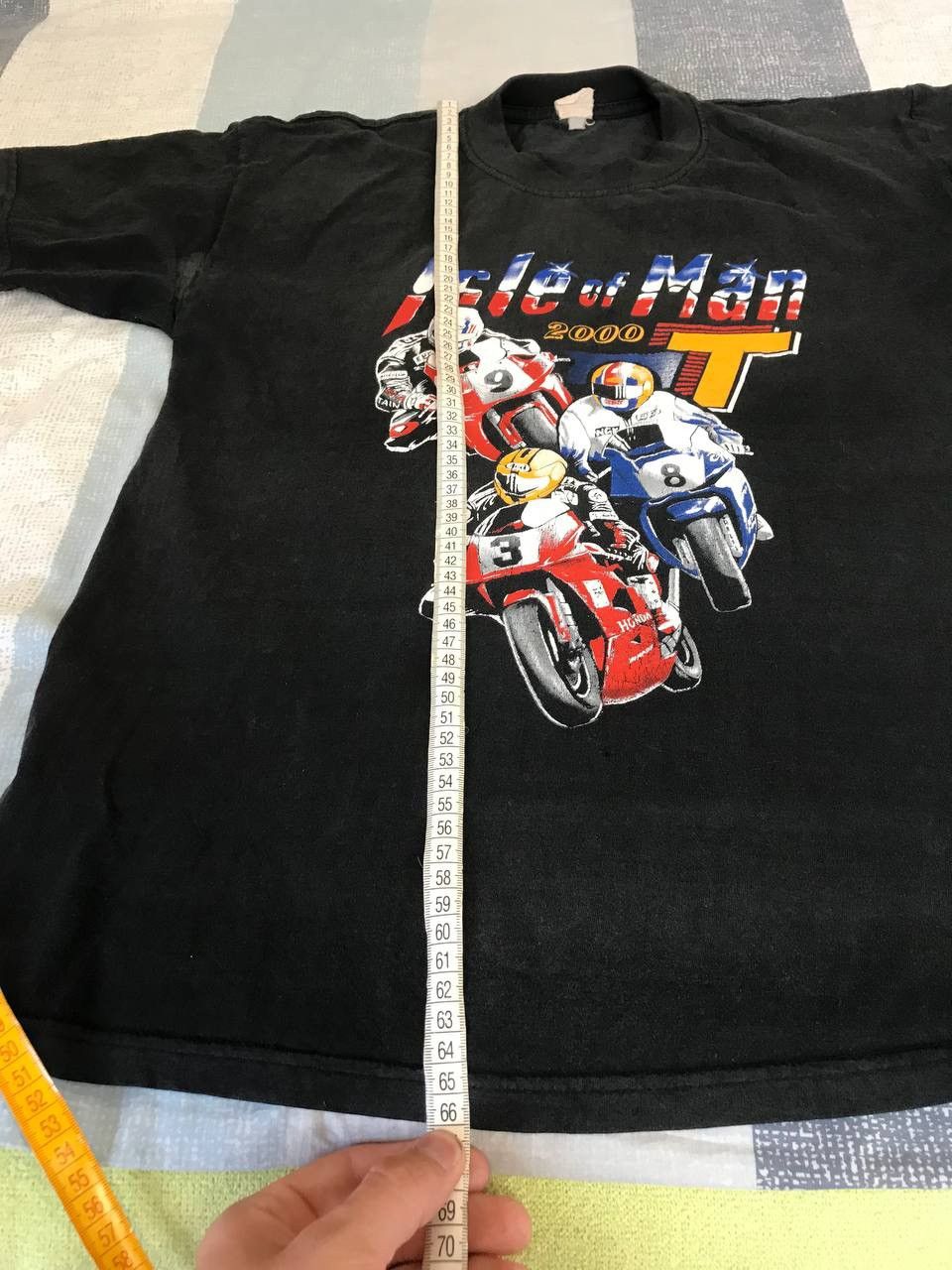 Vintage 🔥 Isle of Man 2000 Vintage Racing Motorcycle T Shirt Size US M / EU 48-50 / 2 - 9 Thumbnail