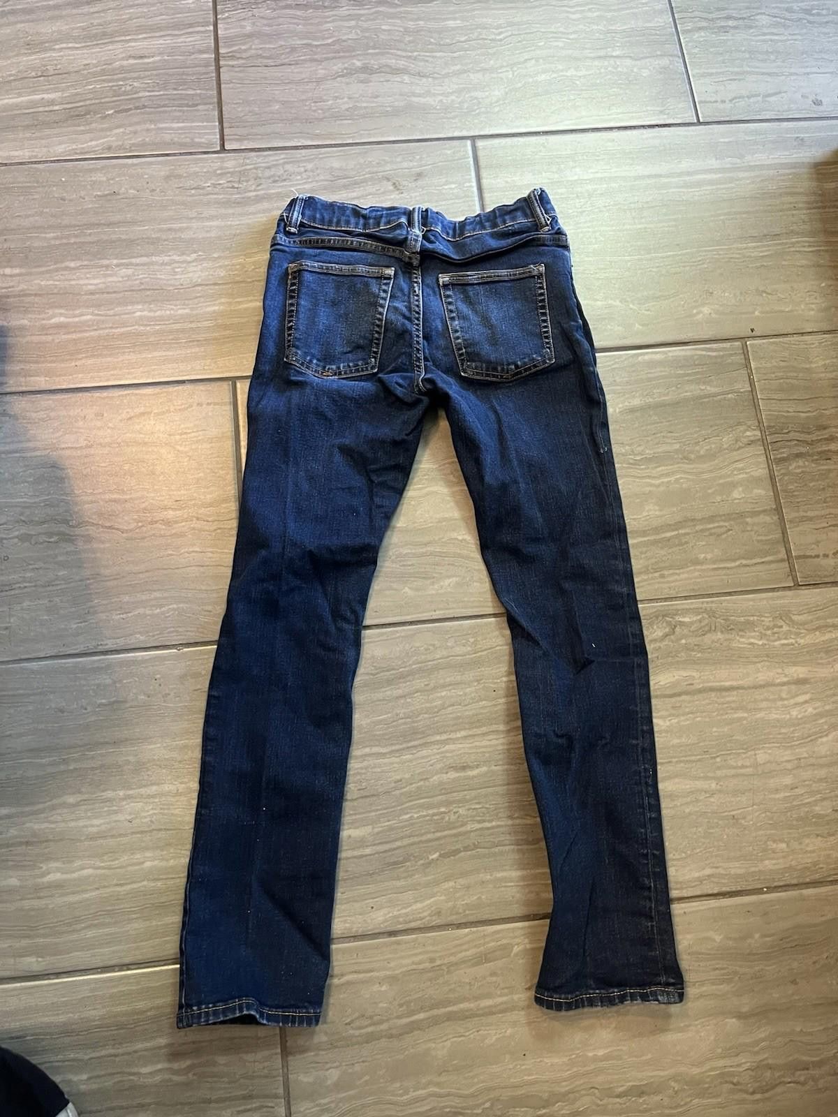 Other Cat & Jack Blue Jeans Girls Size 14 Straight Stretch Closure Size 24" / US 00 / IT 34 - 5 Thumbnail