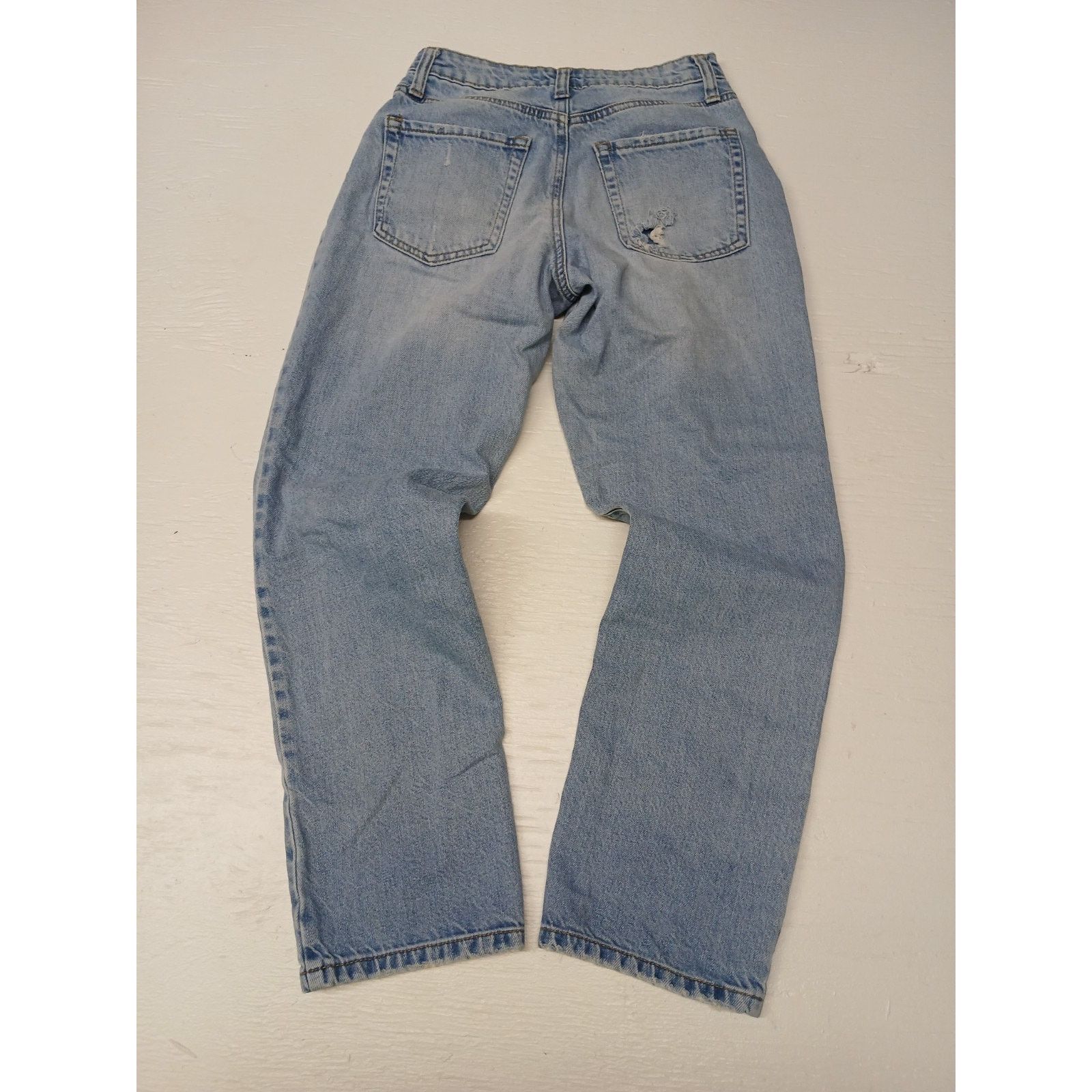 Forever 21 Forever 21 (24) Women's Button Light Denim Blue Jeans Size 24" / US 00 / IT 34 - 10 Thumbnail