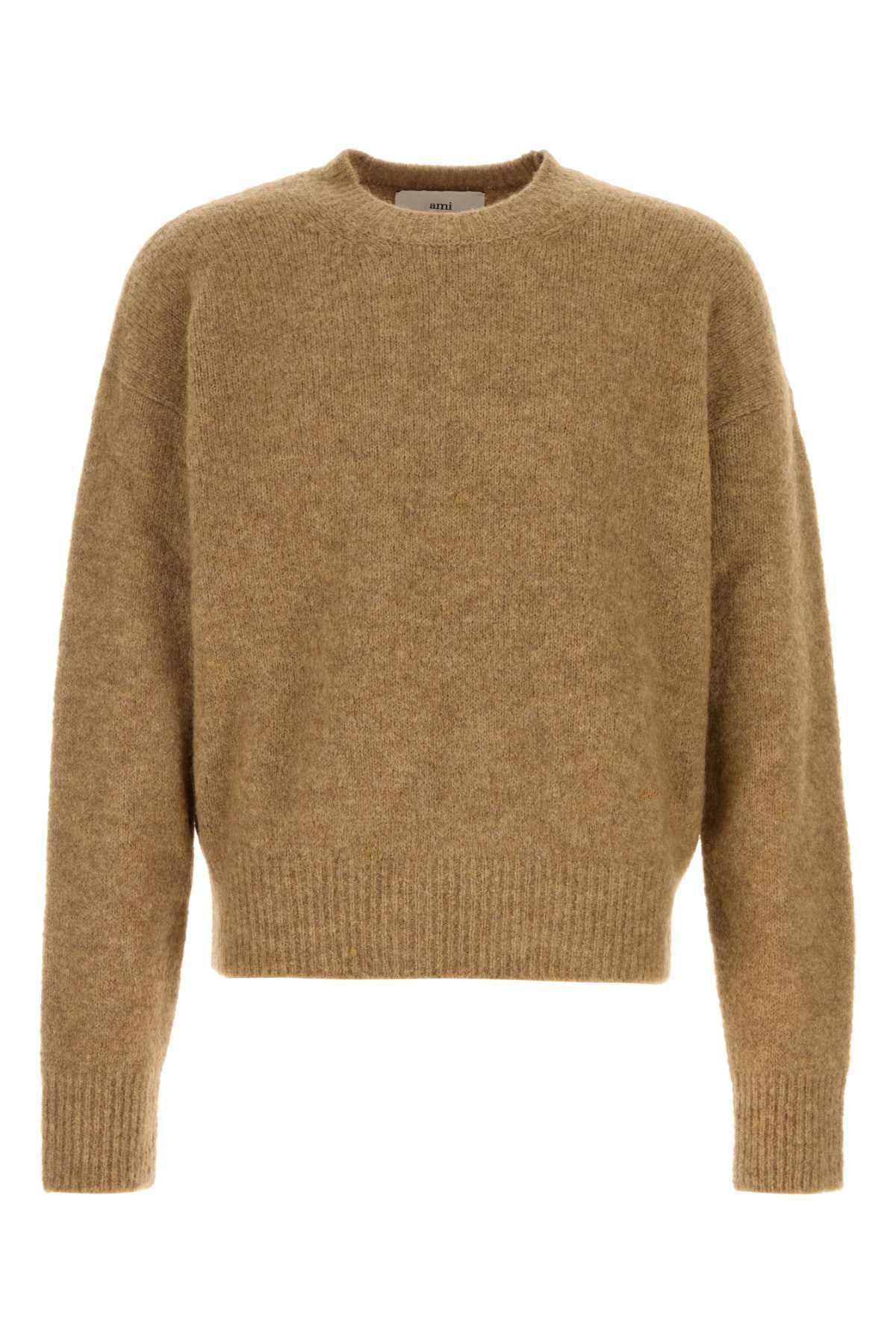 AMI Camel Alpaca Blend Sweater Size US XL / EU 56 / 4 - 1 Thumbnail
