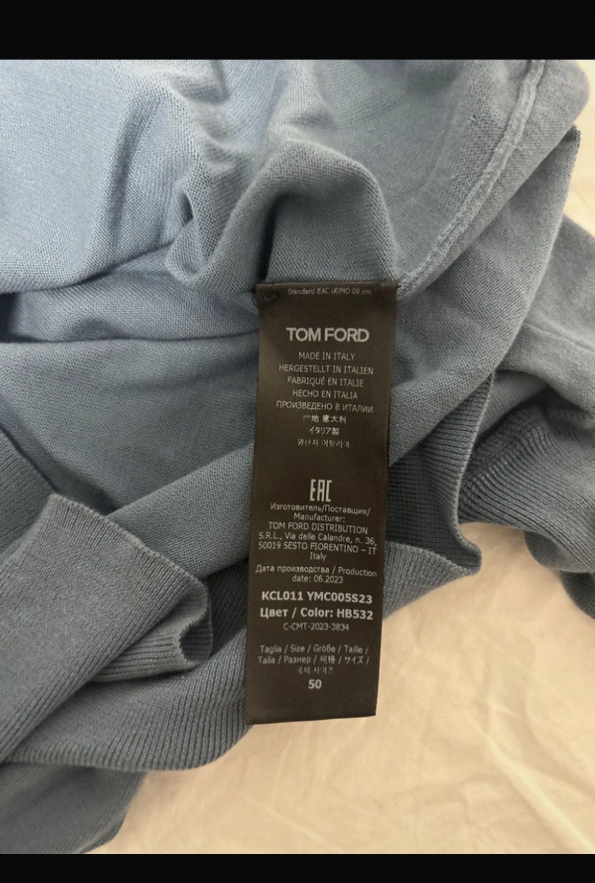 Tom Ford Tom Ford Sea Island Cotton Sweater Size US M / EU 48-50 / 2 - 6 Thumbnail