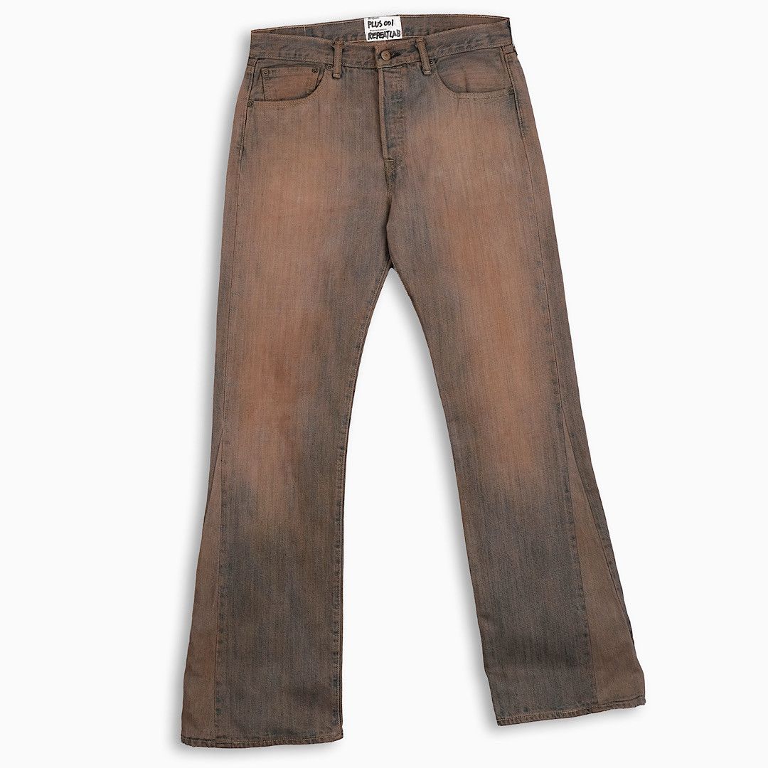 Japanese Brand × Levi's × Vintage REPEAT PLUS 001 Dirty Beige 33 Inch (RP001Y3301) Size US 33 - 1 Thumbnail