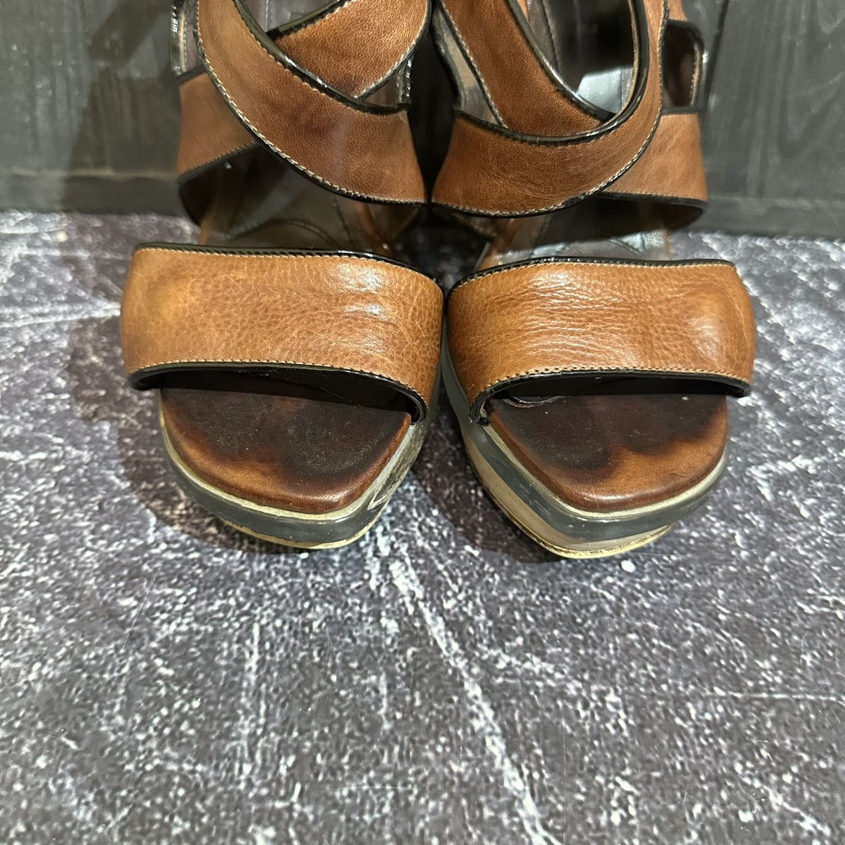 Marni Marni Women’s Leather Slingback Sandals Heels Size 38 Size US 8 / IT 38 - 6 Thumbnail