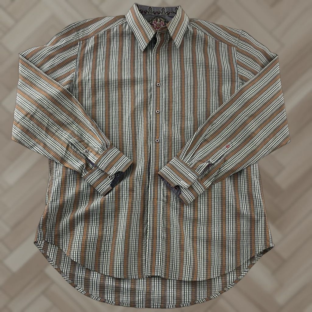 Robert Graham Robert Graham Button-Up Long Sleeve Plaid Shirt Multicolor Mens XL Size US XL / EU 56 / 4 - 1 Thumbnail