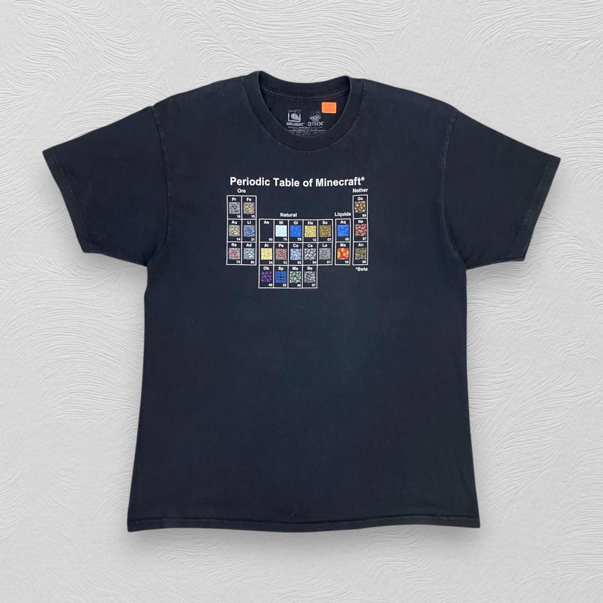 Japanese Brand Vintage Minecraft Periodic Table T-Shirt - I054 Size US L / EU 52-54 / 3 - 1 Thumbnail