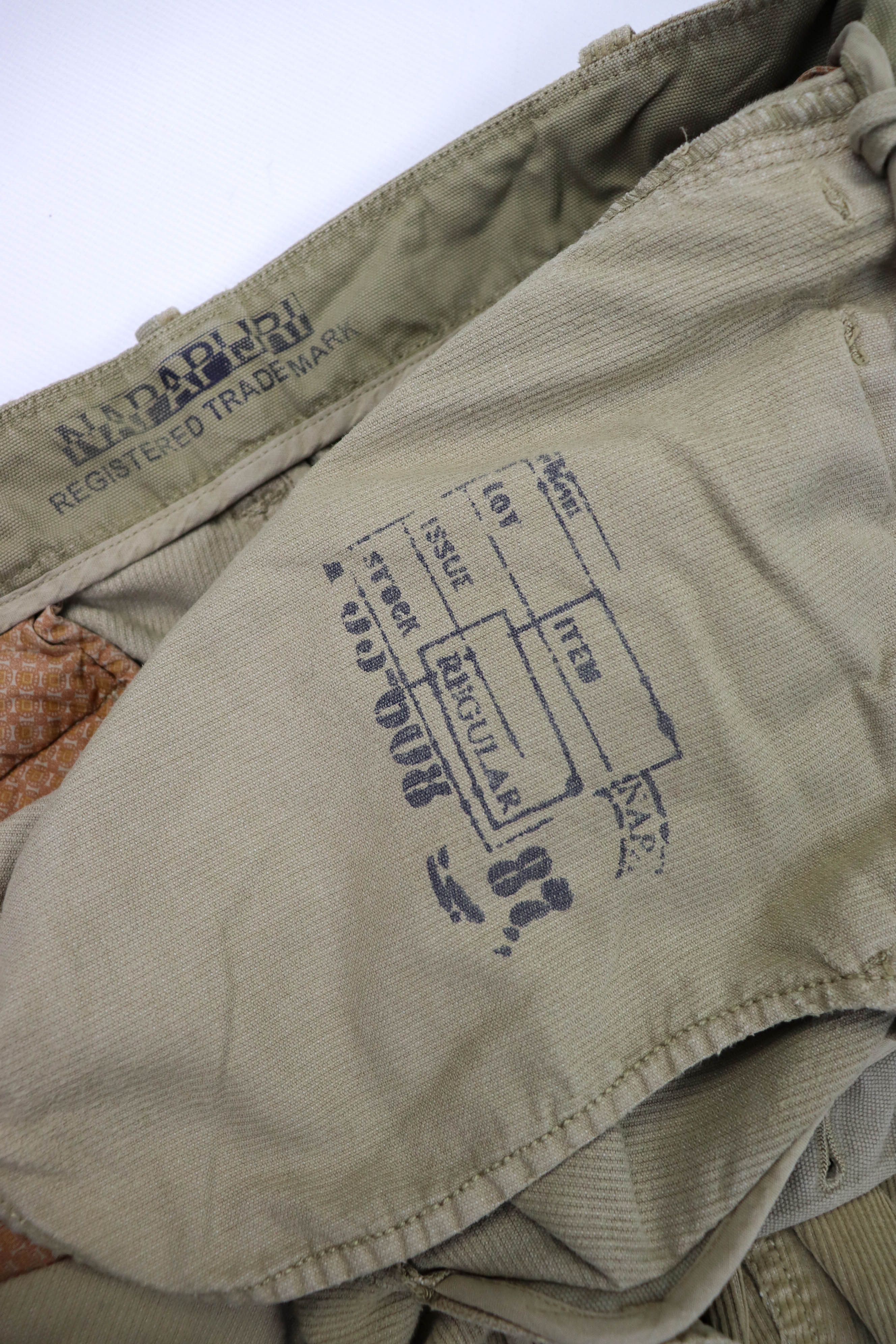 Napapijri Napapijri Sand Beige Corduroy Trousers Pants Size US 36 / EU 52 - 12 Thumbnail