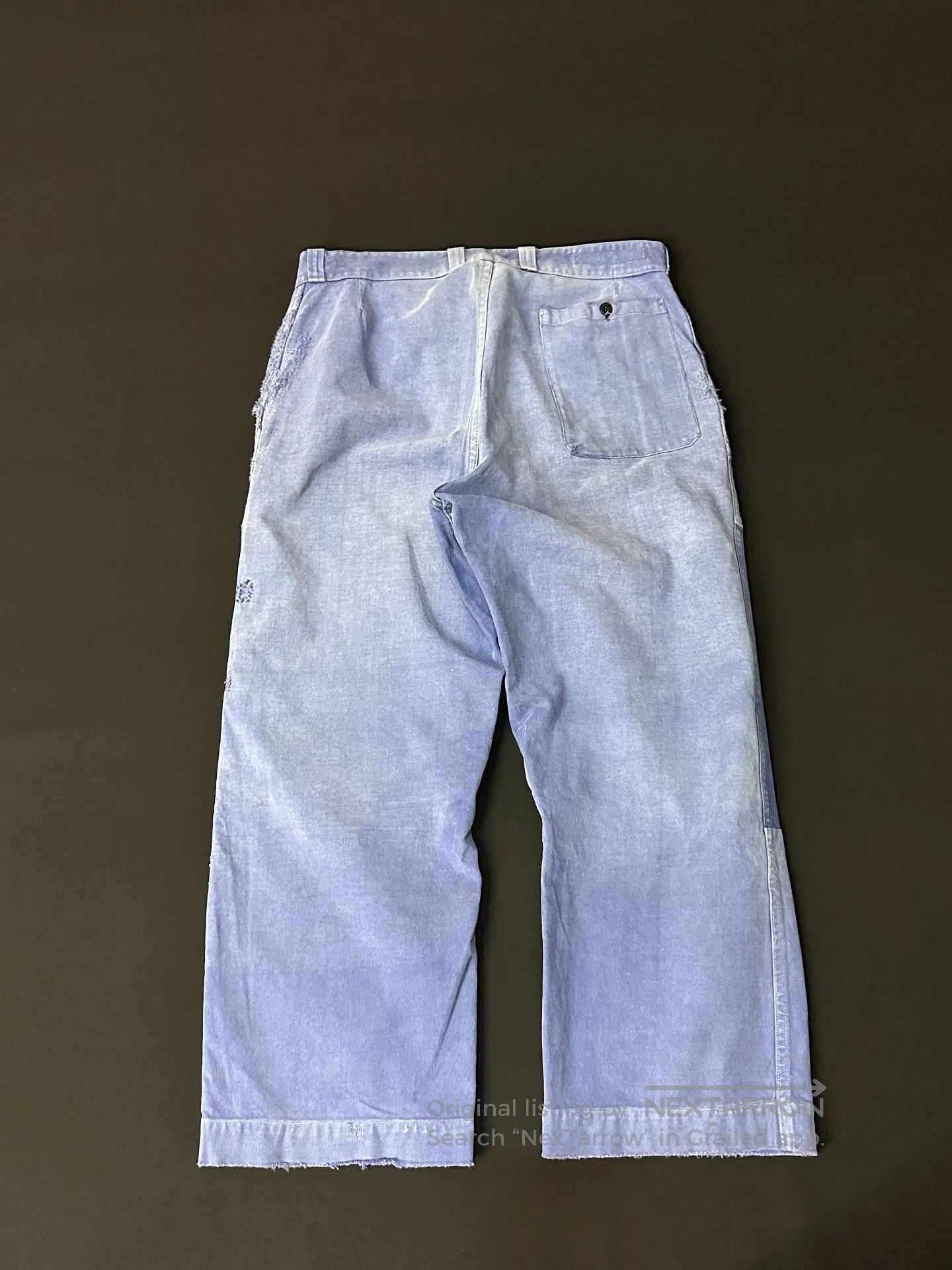 Vintage Vintage Boro French Workwear Canvas Pants. Size US 31 - 6 Thumbnail