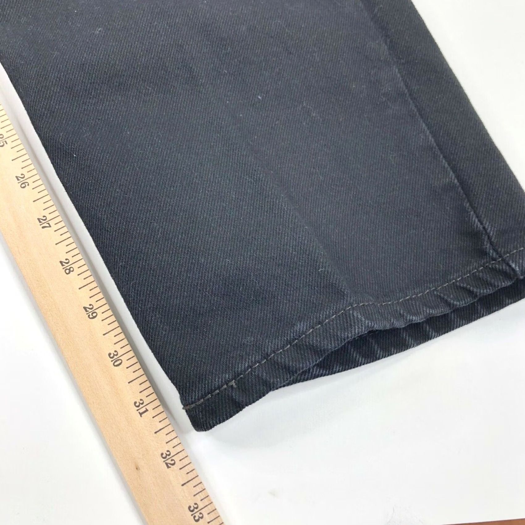 Levi's Levis 550 Relaxed Fit Jeans 38 x 34 Black Denim USA 90s Grunge Orange Tab Mens Jeans Size US 36 / EU 52 - 5 Thumbnail