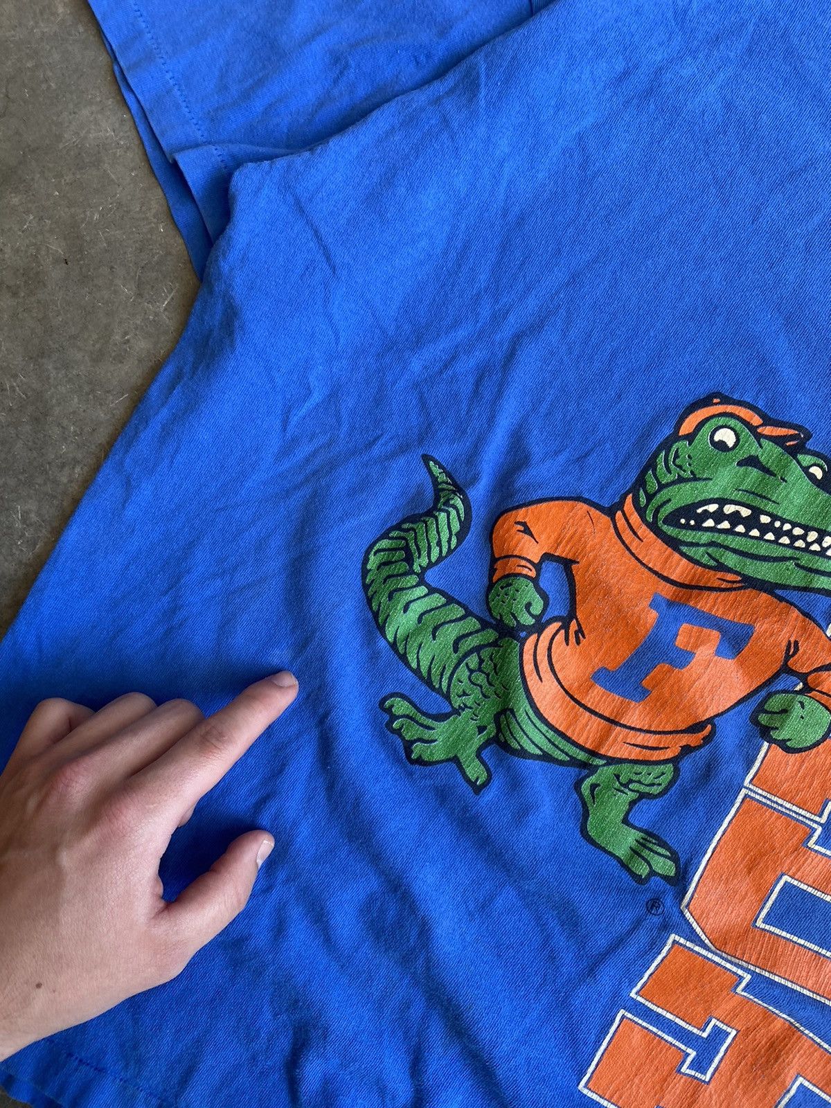 Vintage 80s Florida Spelled Out Made in U.S.A Tee Size US XL / EU 56 / 4 - 5 Thumbnail