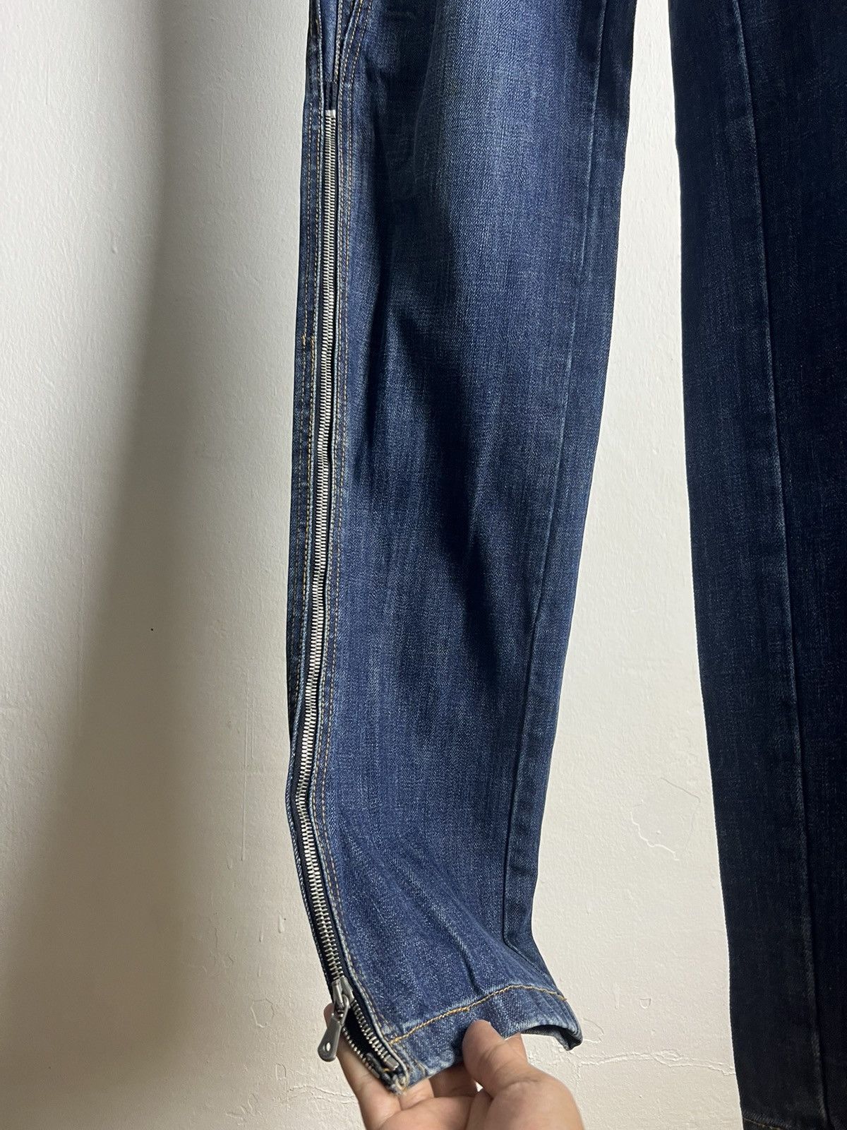 Dolce & Gabbana SS2003 Dolce&Gabbana Side Zipper Denim Jeans Size US 33 - 4 Thumbnail