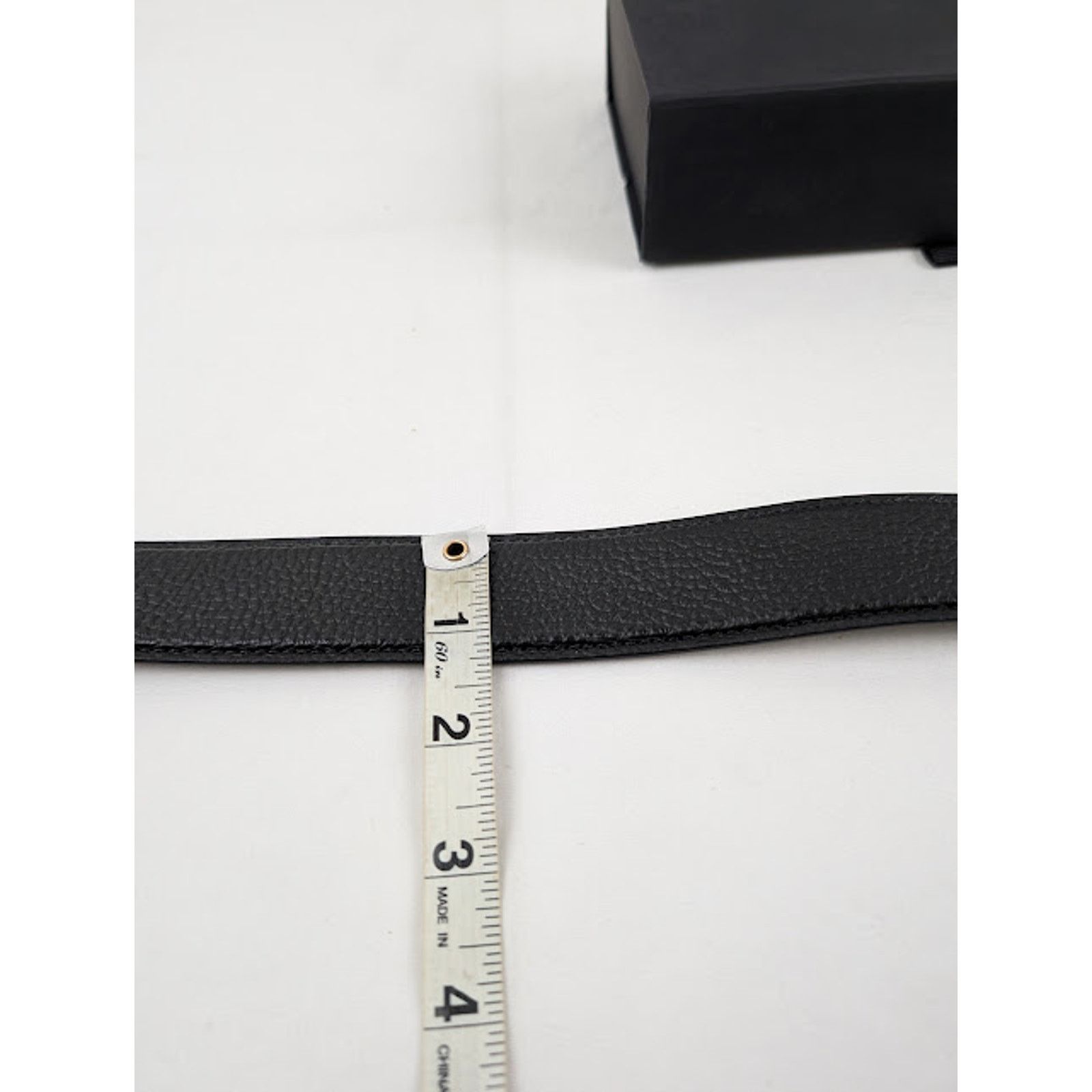 Amiri o1rshd1 Q:2 / Size: 95 / 4CM Enamel Amiri Core Belt in Black Size 38 - 9 Thumbnail