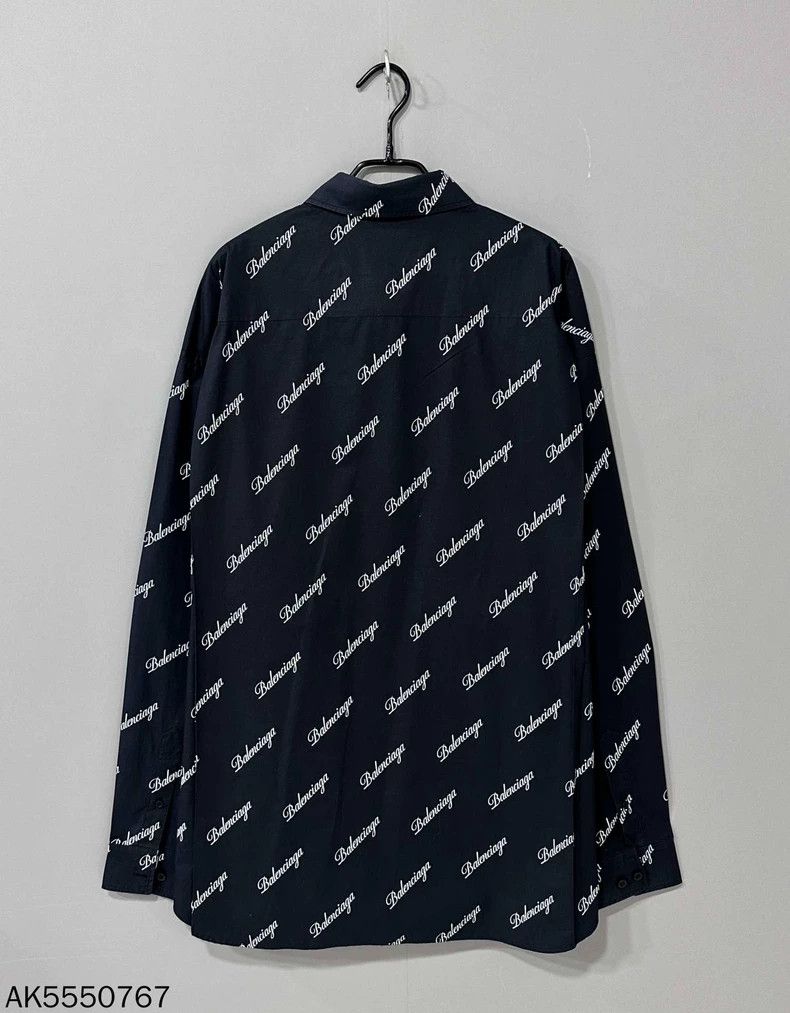 Balenciaga Balenciaga size 41 Black bullet-screen monogrammed logo shi Size US XS / EU 42 / 0 - 2 Thumbnail