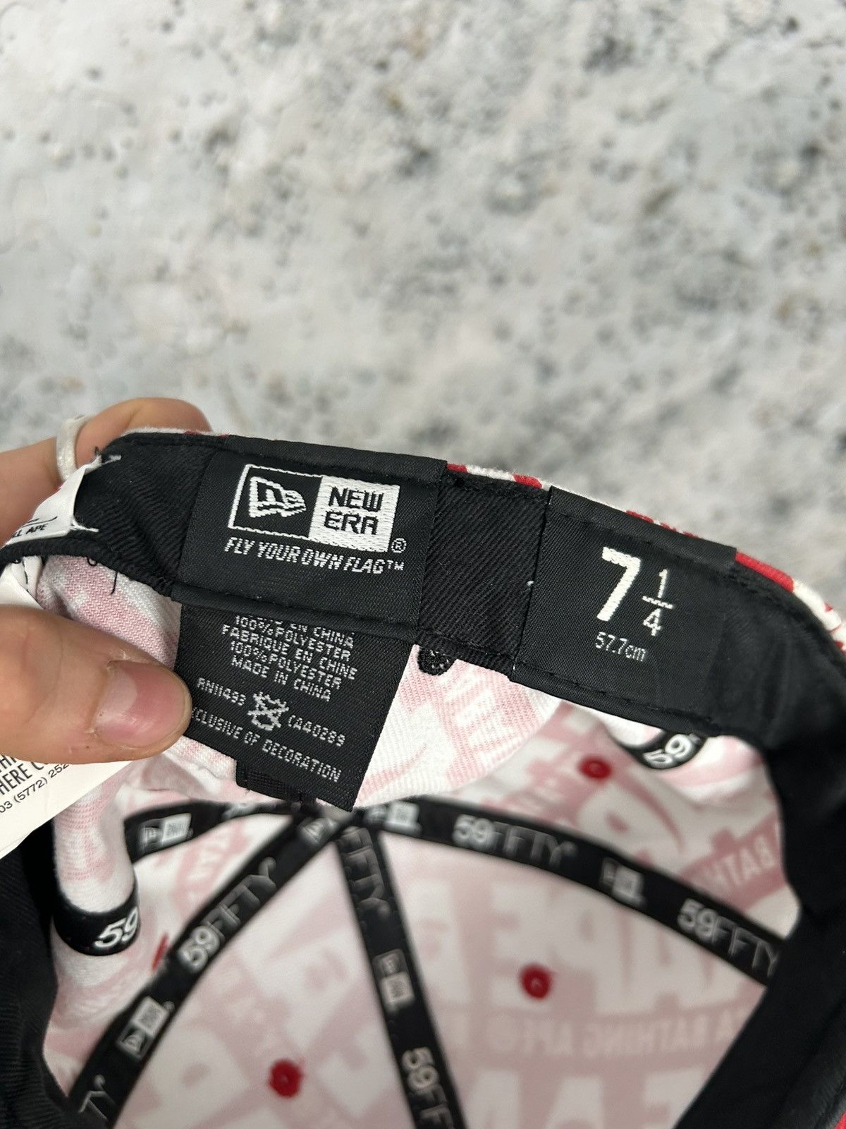 Aape New Era x A Bathing Ape Aape Full Cap Rap Japanese Hype Size ONE SIZE - 9 Thumbnail