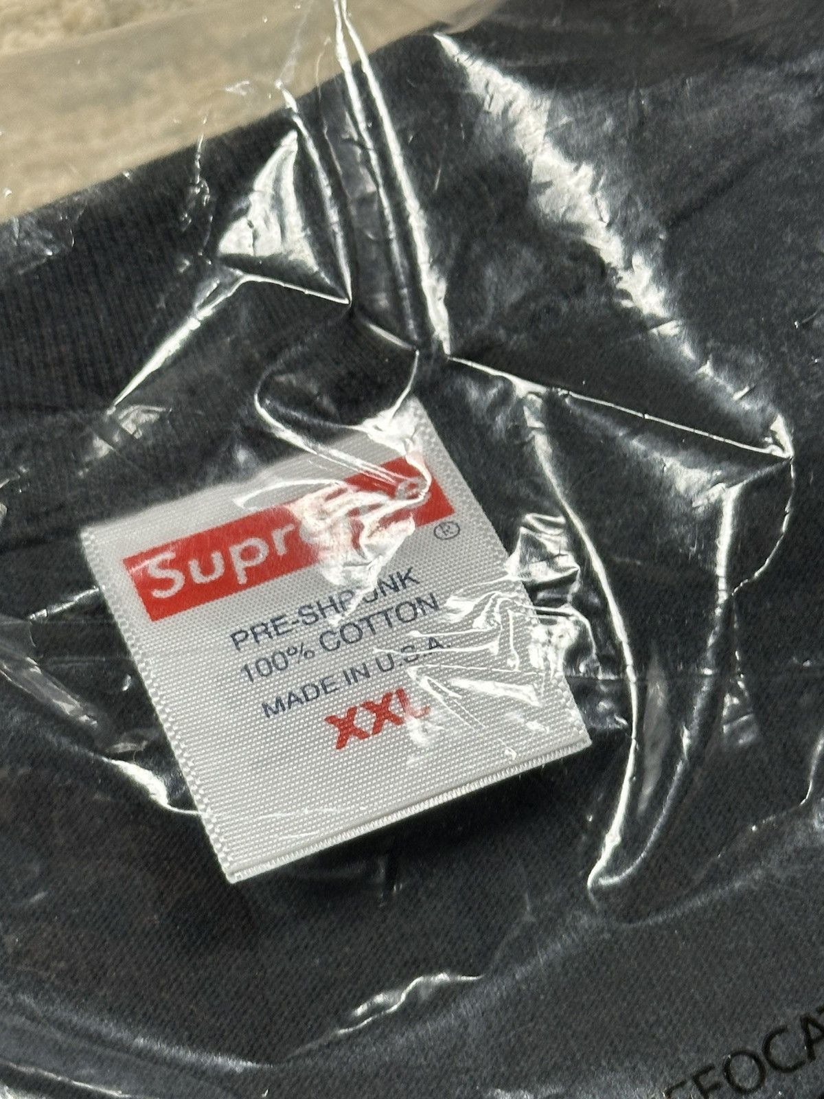 Supreme Supreme Pound Tee - Black - XXL - FW23 Size US XXL / EU 58 / 5 - 5 Thumbnail