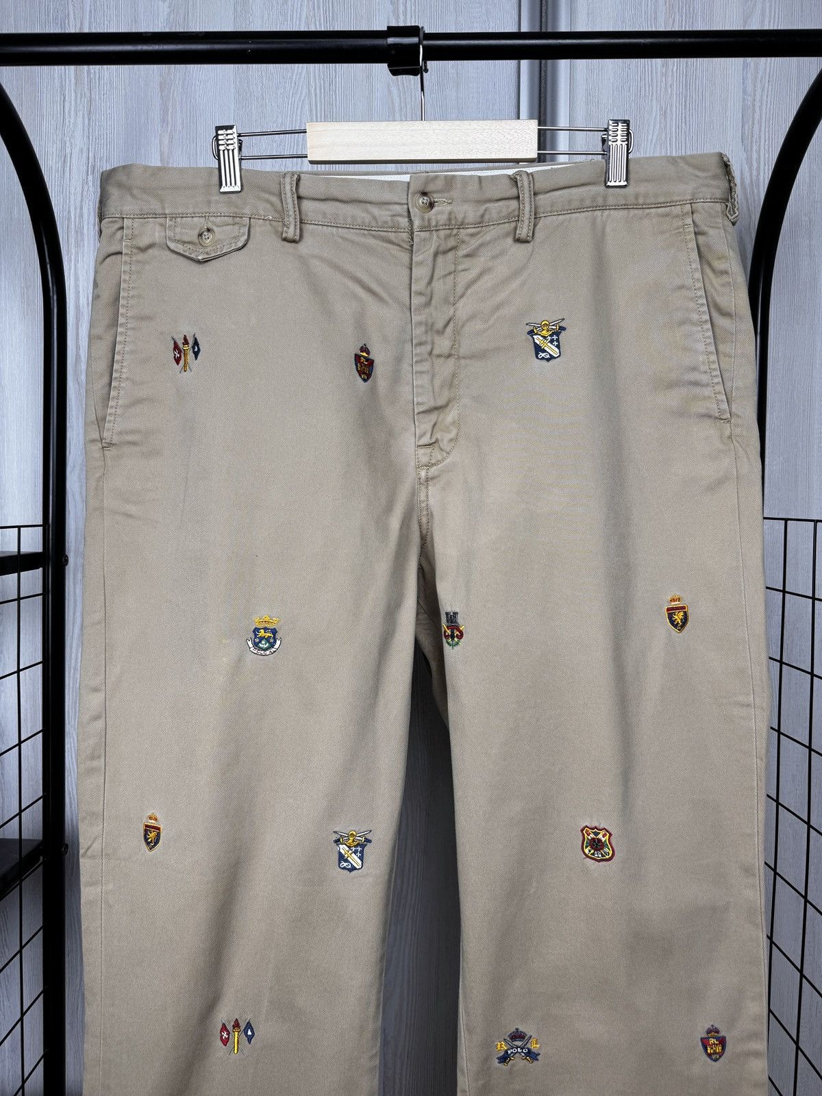 Polo Ralph Lauren Polo Ralph Lauren Classic Straight Fit Twill All Over Flags Size US 38 / EU 54 - 3 Thumbnail