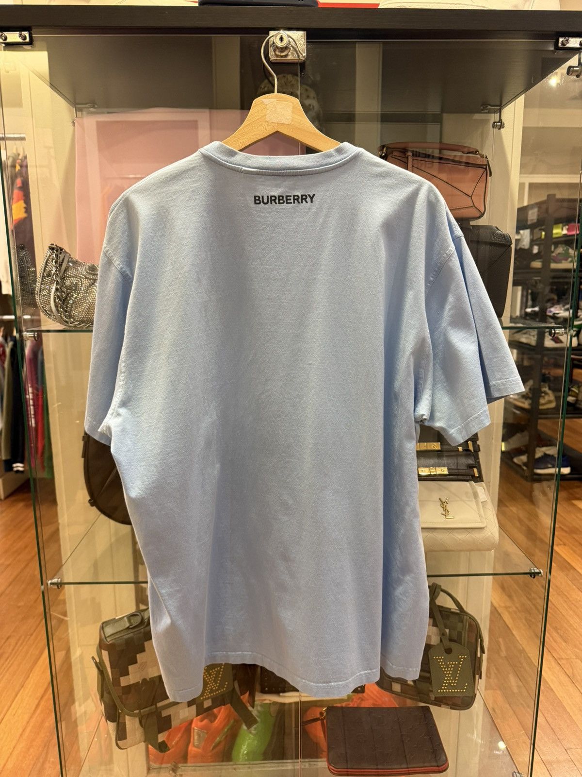 Burberry Burberry B Logo Tee - Cornflower Blue Size US XL / EU 56 / 4 - 2 Thumbnail