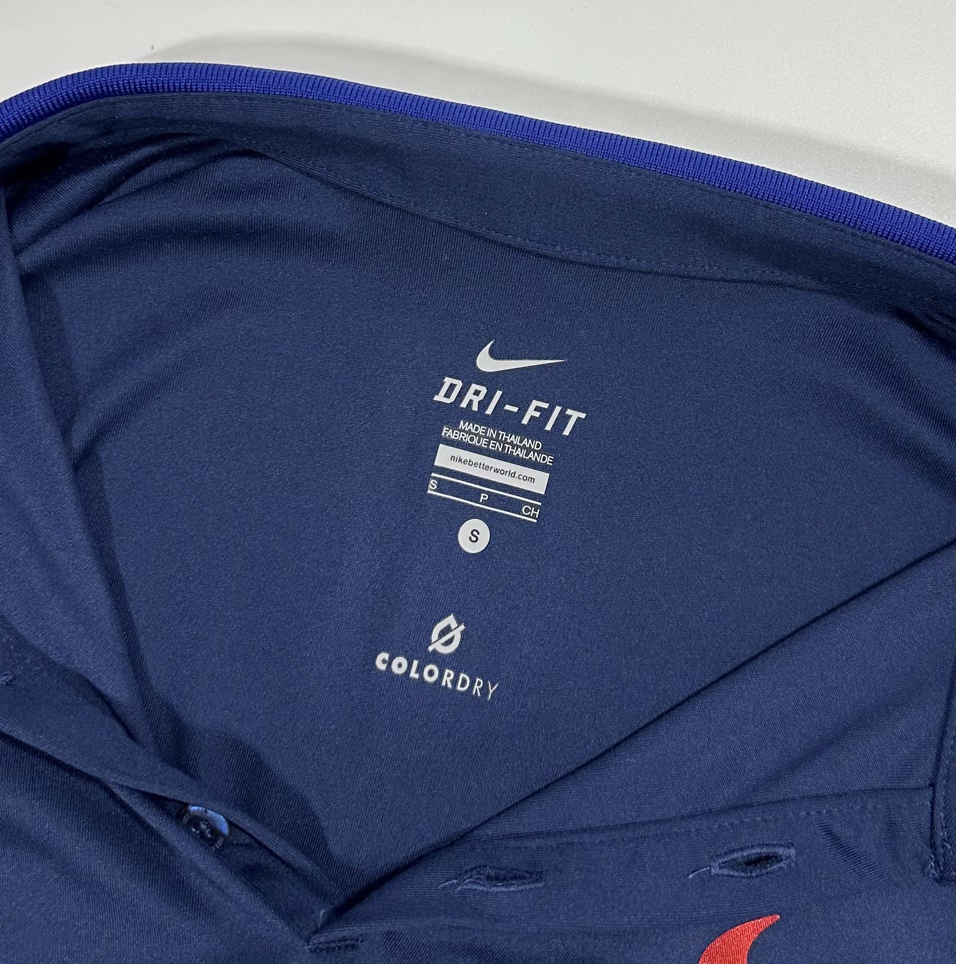 Nike Nike Advantage Polo Solid Mens Dri-Fit Sz S Navy Size US S / EU 44-46 / 1 - 6 Thumbnail