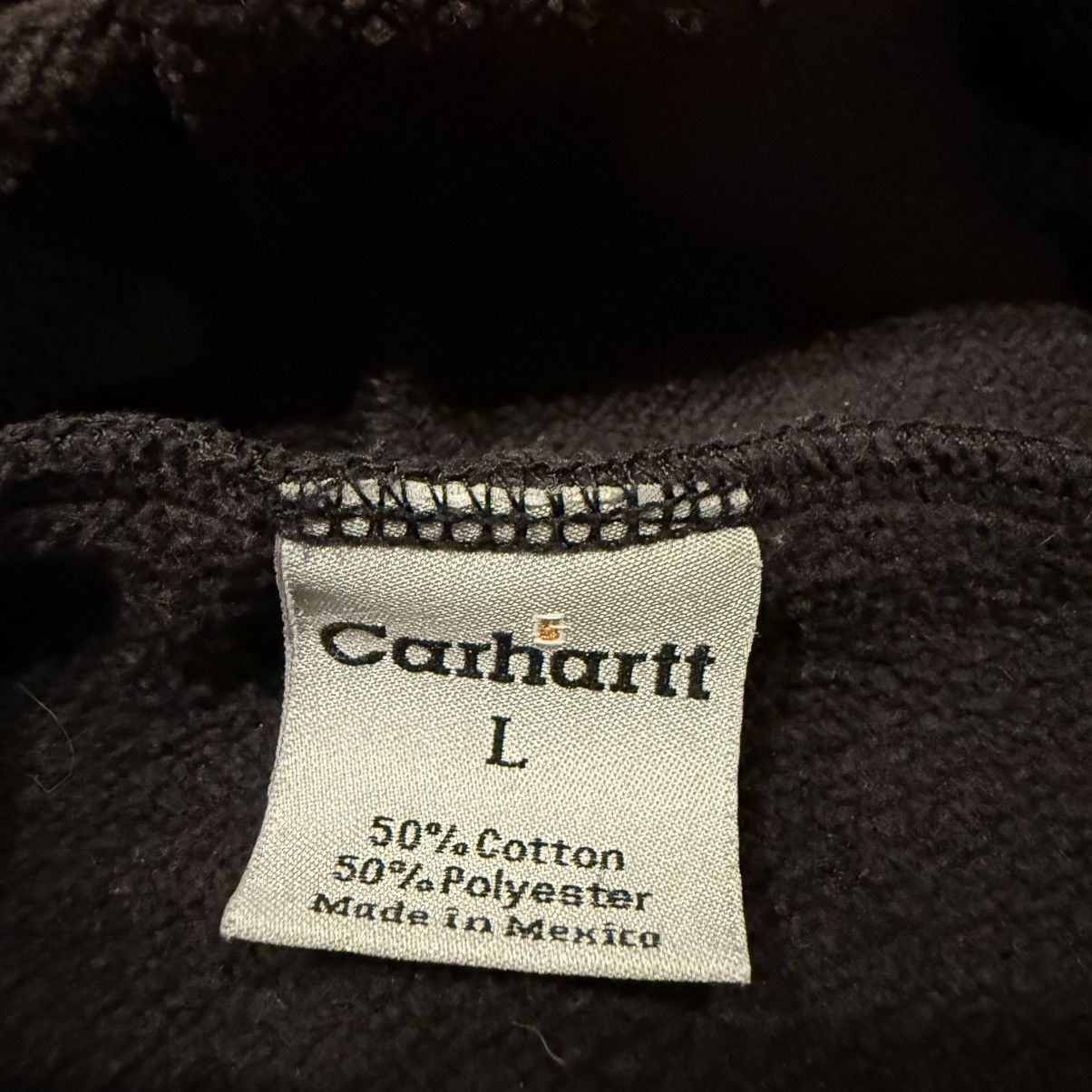 Carhartt × Vintage Vintage Carhartt Sun FadedWorkwear Logo Hoodie Size US L / EU 52-54 / 3 - 3 Thumbnail