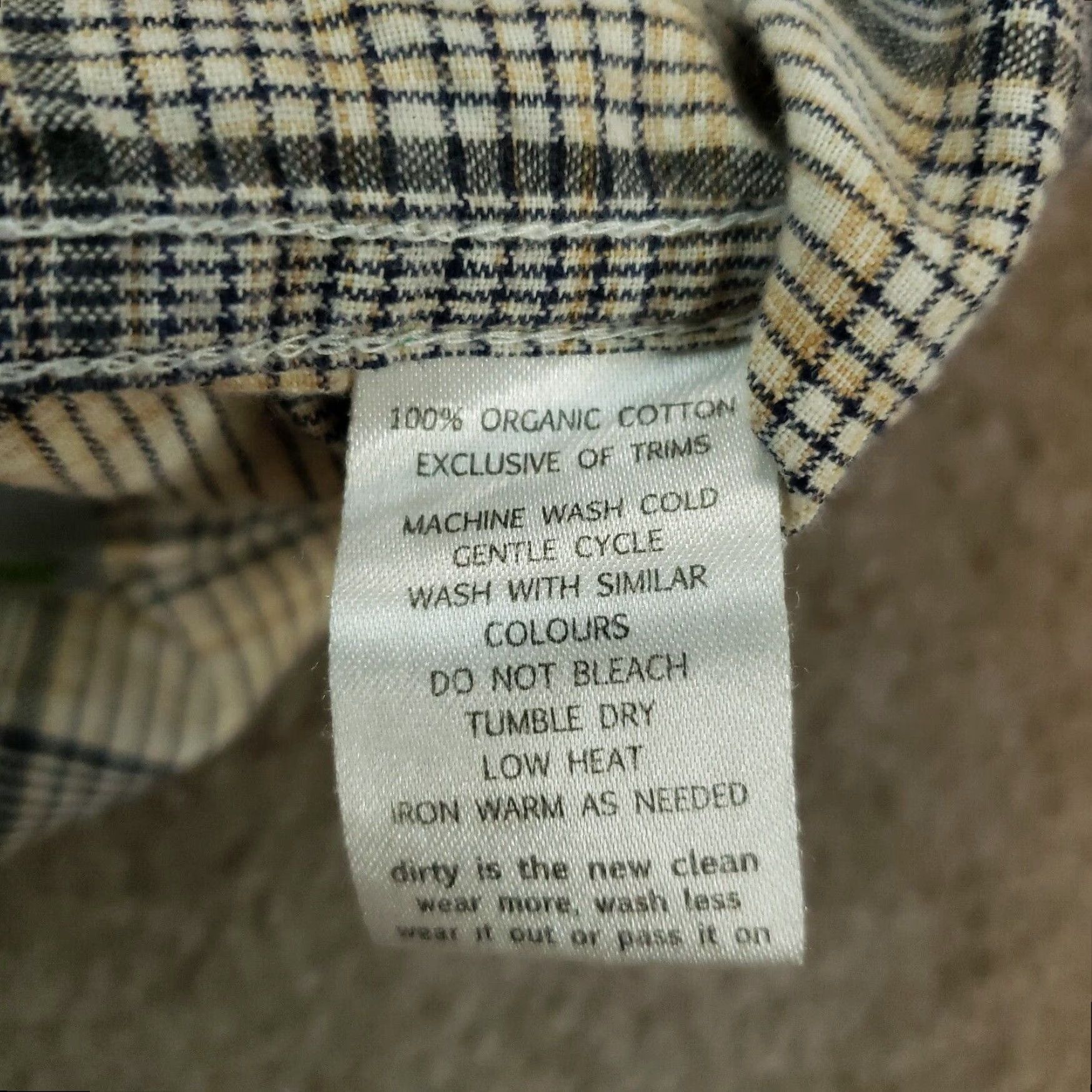 Vintage Horny Toad Button Up Shirt Mens Extra Large Beige Gray Plaid Short Sleeve Casual Size US XL / EU 56 / 4 - 6 Thumbnail