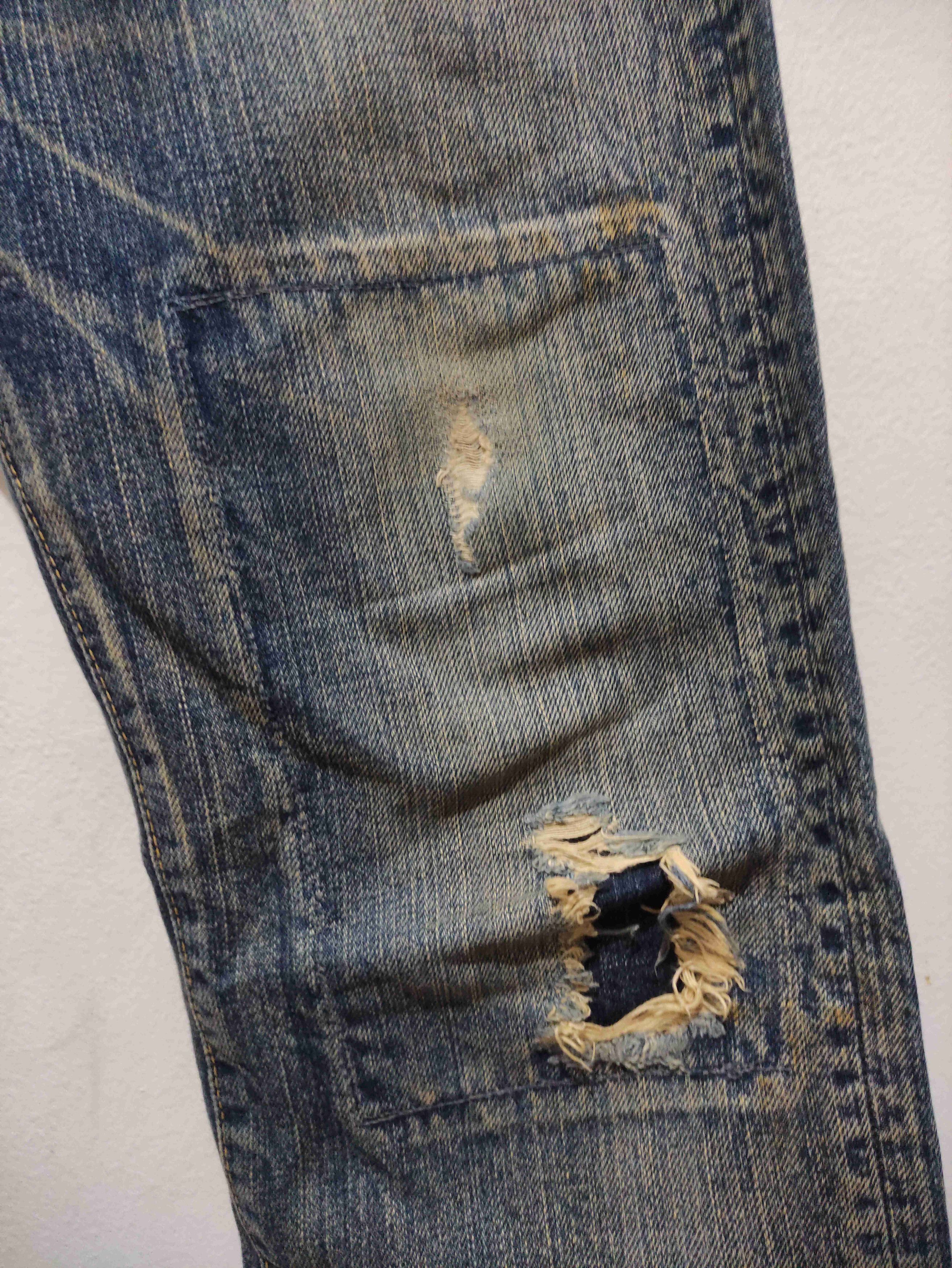 Spellbound Japanese Archive SPELLBOUND distressed grunge denim Size US 29 - 22 Thumbnail