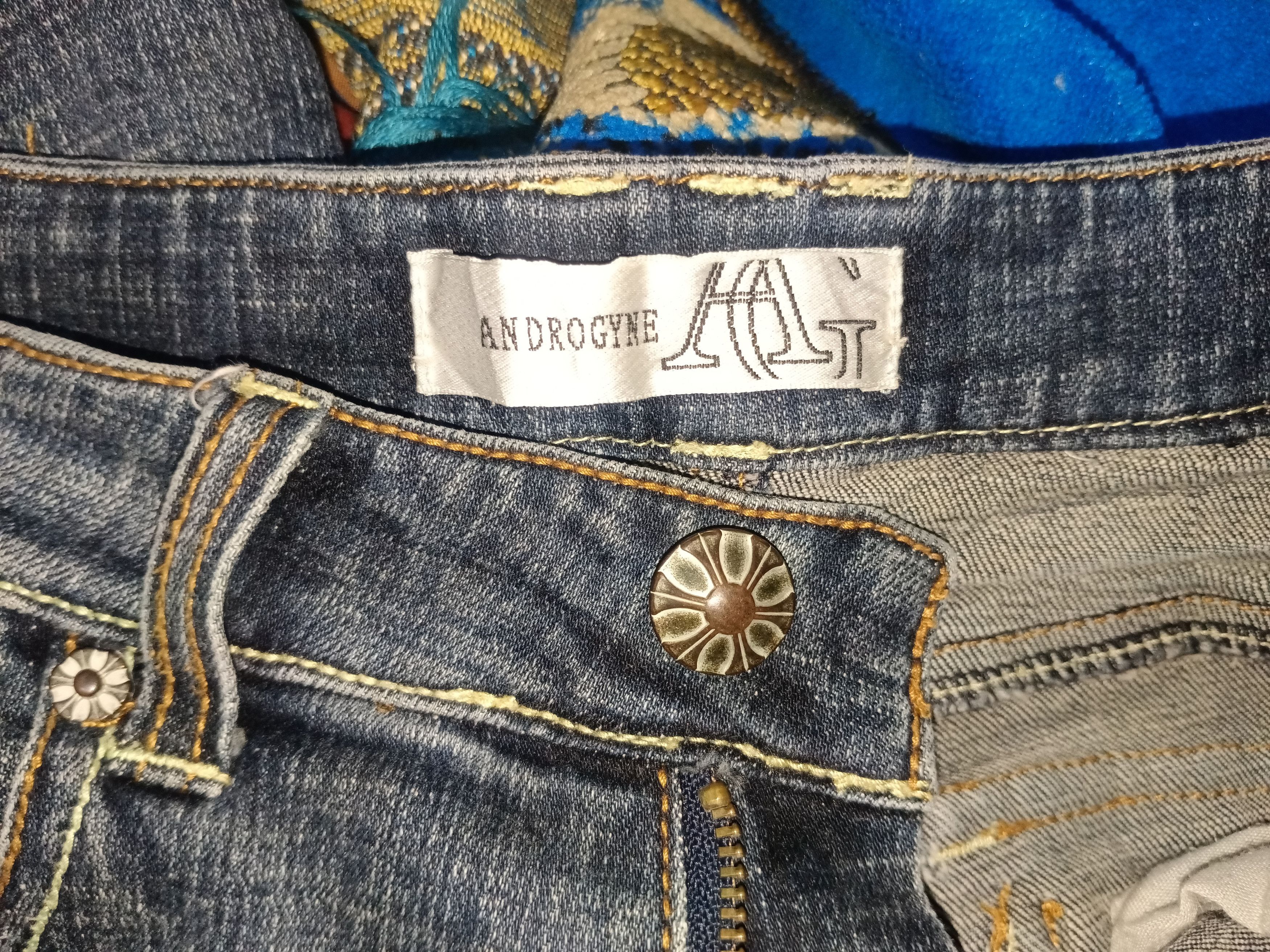 Japanese Brand Japanese Flare Jeans Crystal Goctic Punk Size US 29 - 11 Thumbnail